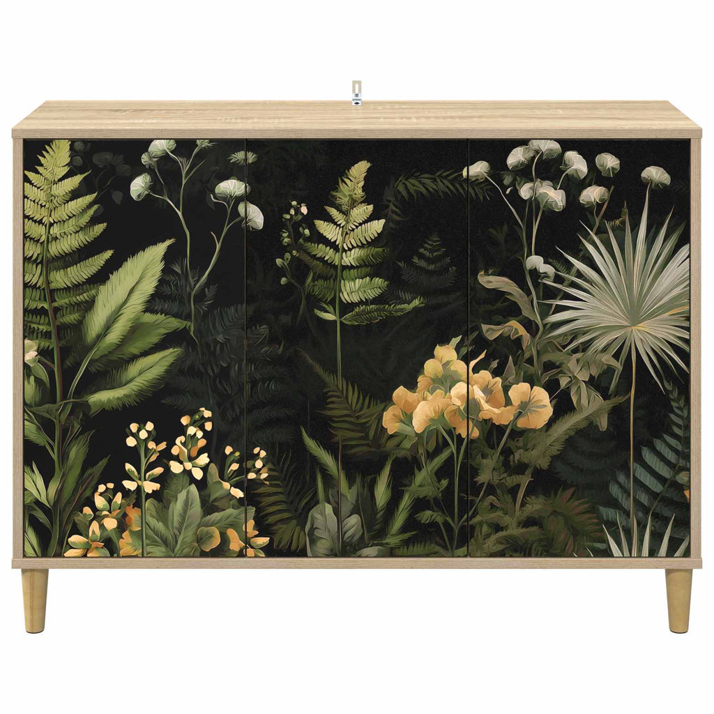 vidaXL Bufet RHENEN Sonoma 102 x 33 x 75 cm Drewno inżynieryjne