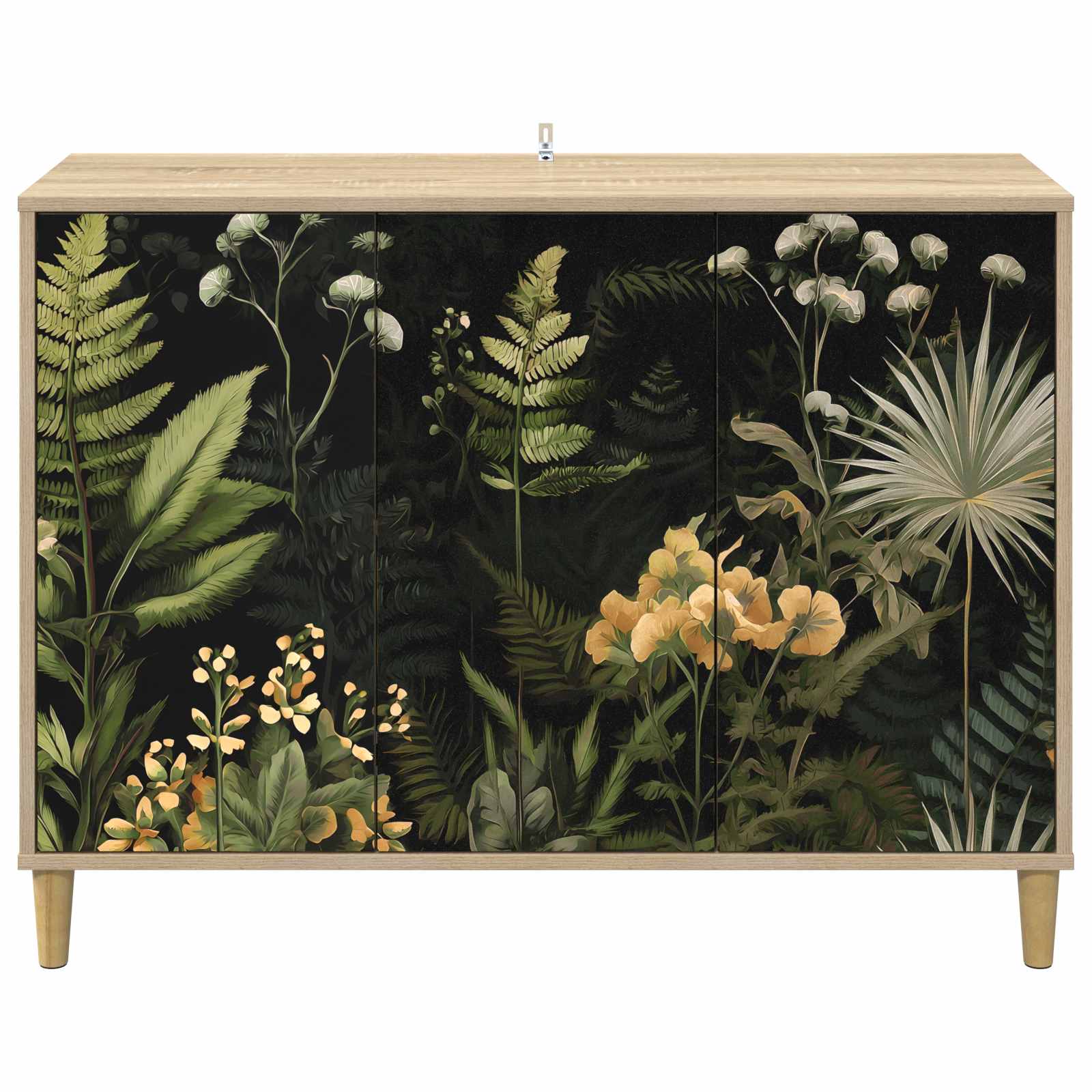 vidaXL Bufet RHENEN Sonoma 102 x 33 x 75 cm Drewno inżynieryjne