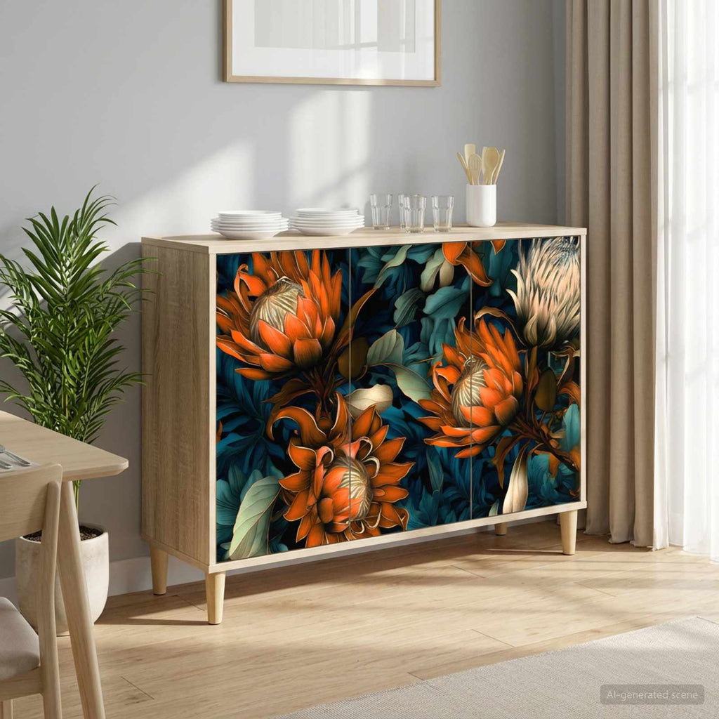 vidaXL Bufet LOCHEM Sonoma 102 x 33 x 75 cm Drewno inżynieryjne