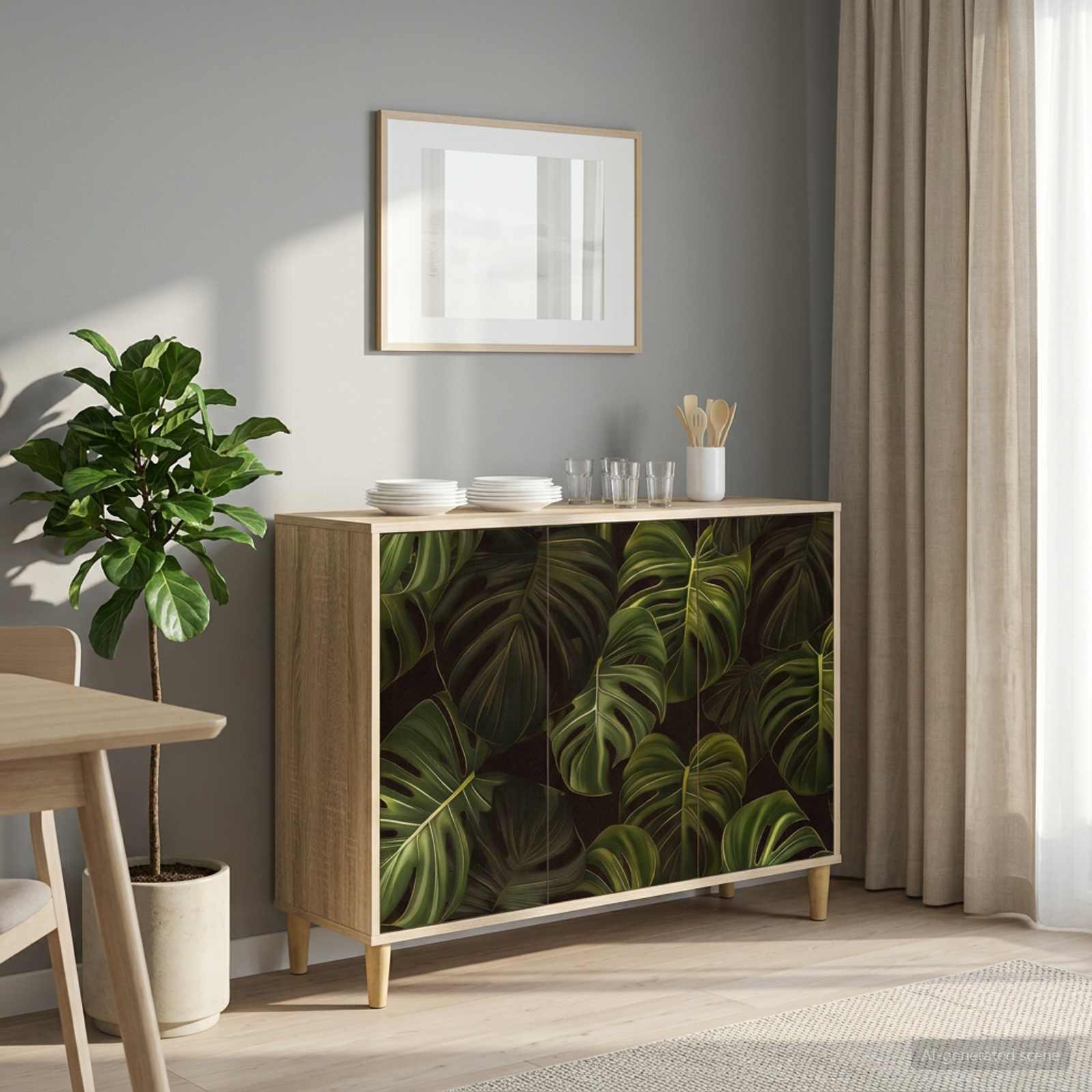 vidaXL Bufet ELBURG Sonoma 102 x 33 x 75 cm Drewno inżynieryjne
