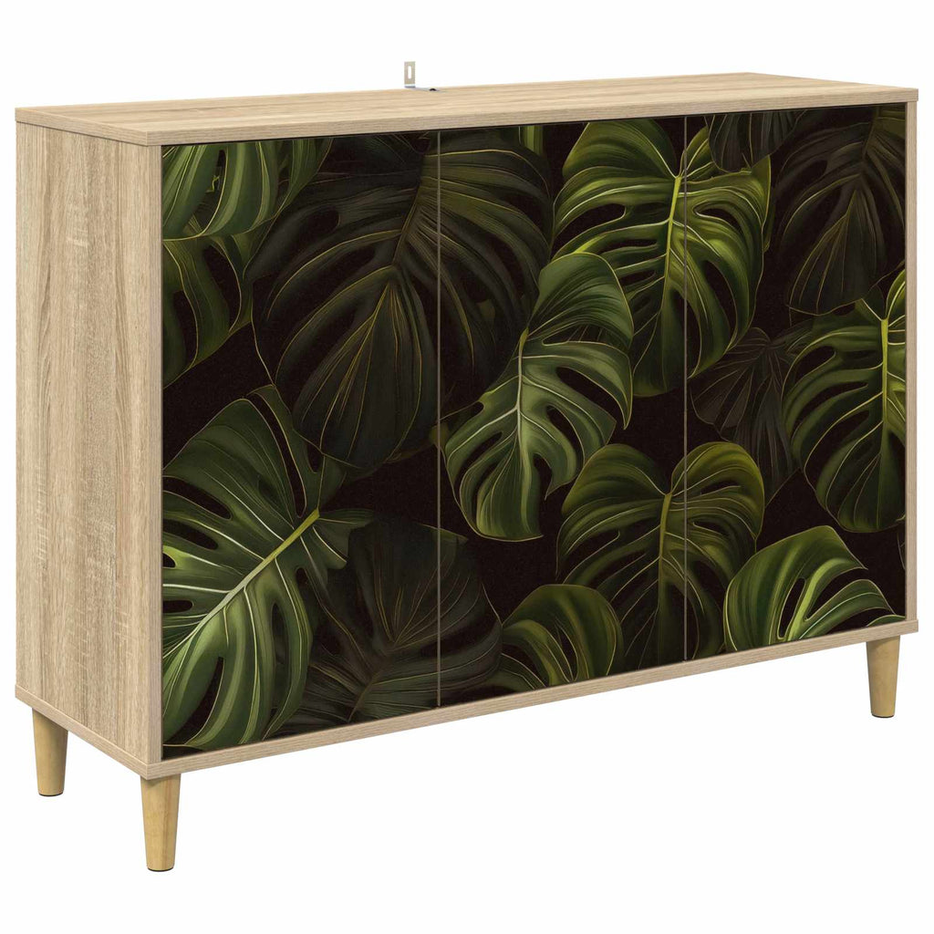 vidaXL Bufet ELBURG Sonoma 102 x 33 x 75 cm Drewno inżynieryjne