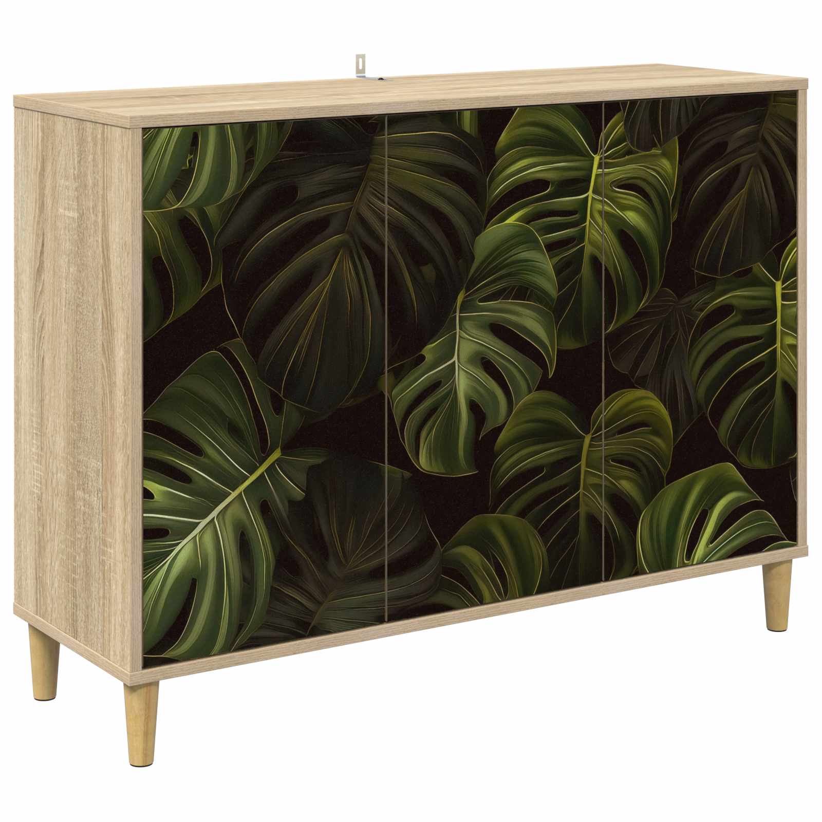 vidaXL Bufet ELBURG Sonoma 102 x 33 x 75 cm Drewno inżynieryjne