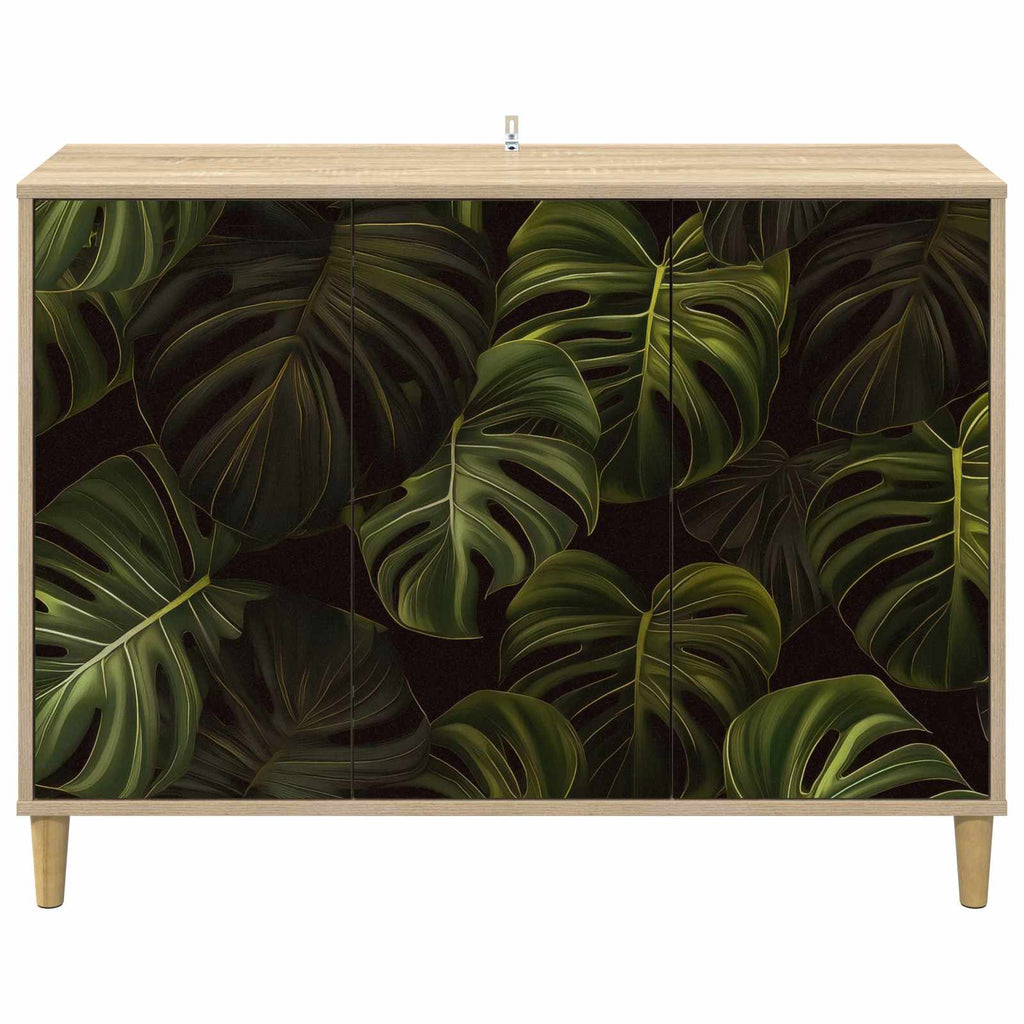 vidaXL Bufet ELBURG Sonoma 102 x 33 x 75 cm Drewno inżynieryjne