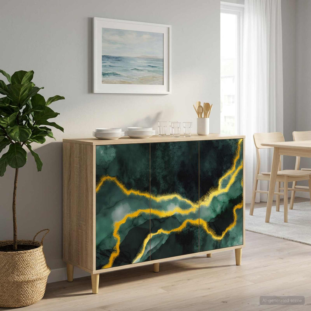 vidaXL Bufet WIJHE Sonoma 102 x 33 x 75 cm Drewno inżynieryjne