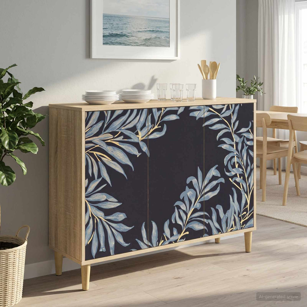 vidaXL Bufet DOKKUM Sonoma 102 x 33 x 75 cm Drewno inżynieryjne
