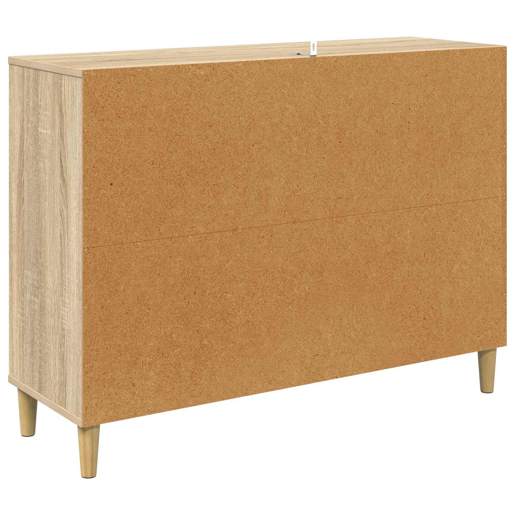 vidaXL Bufet DOKKUM Sonoma 102 x 33 x 75 cm Drewno inżynieryjne