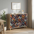 vidaXL Bufet OMMEN Sonoma 102 x 33 x 75 cm Drewno inżynieryjne