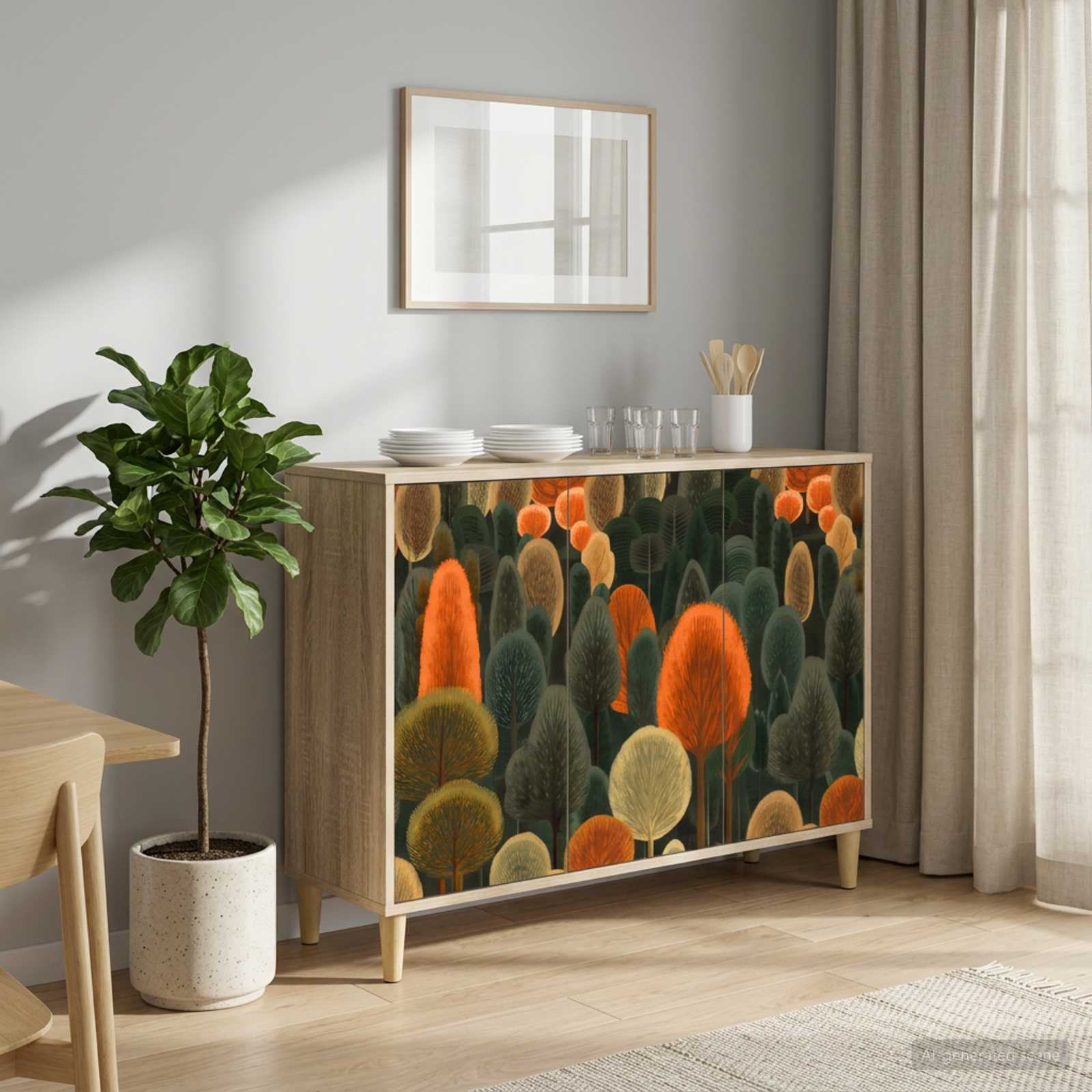 vidaXL Bufet ZAANDAM Sonoma 102 x 33 x 75 cm Drewno inżynieryjne