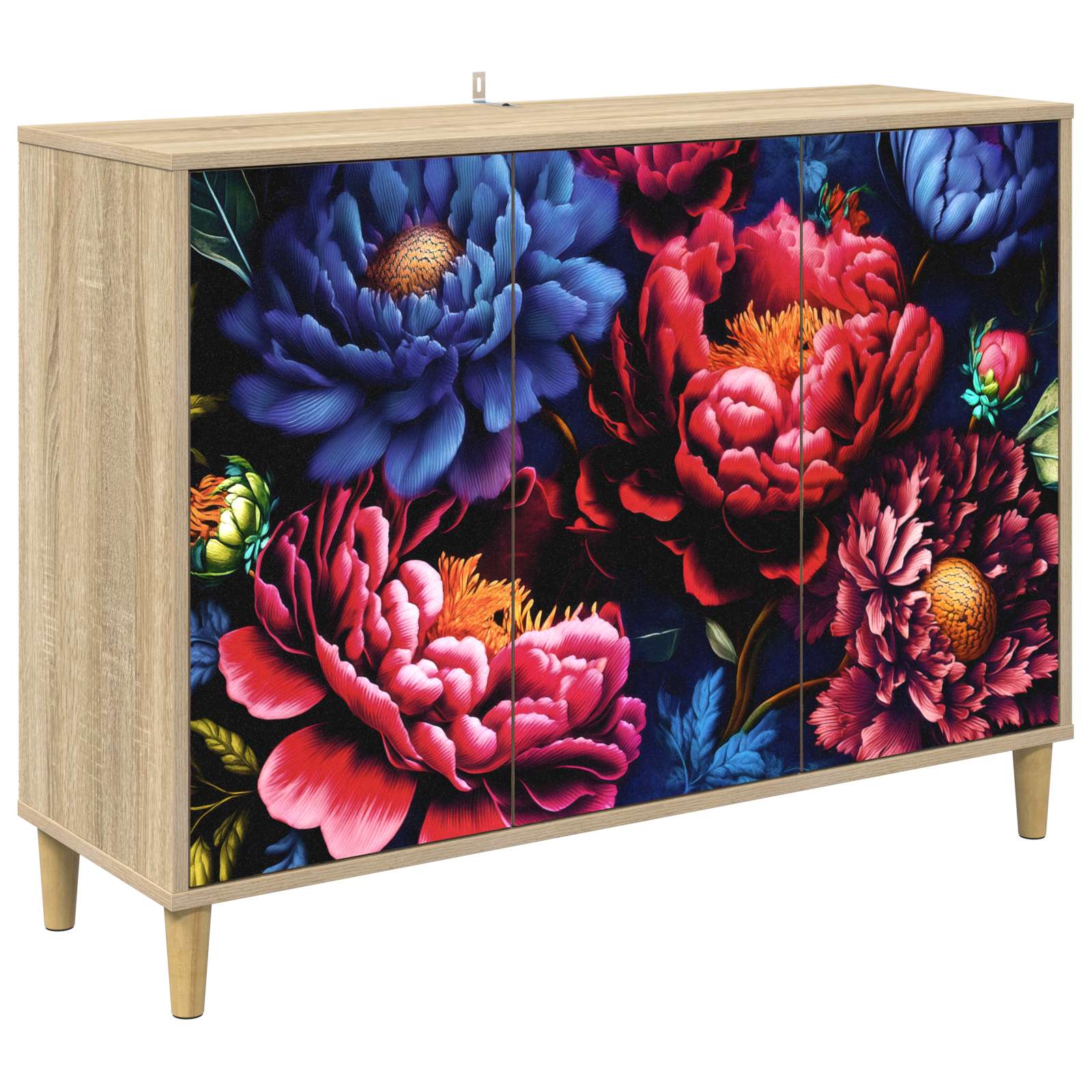 vidaXL Bufet KIEL Sonoma 102 x 33 x 75 cm Drewno inżynieryjne