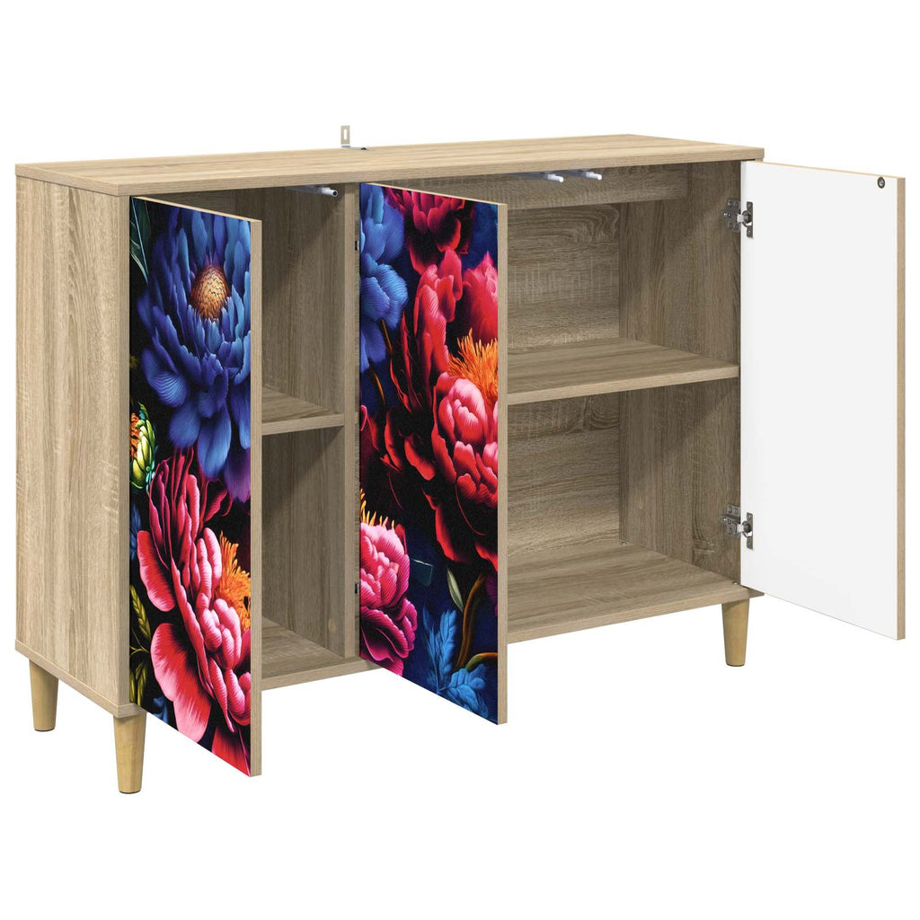 vidaXL Bufet KIEL Sonoma 102 x 33 x 75 cm Drewno inżynieryjne