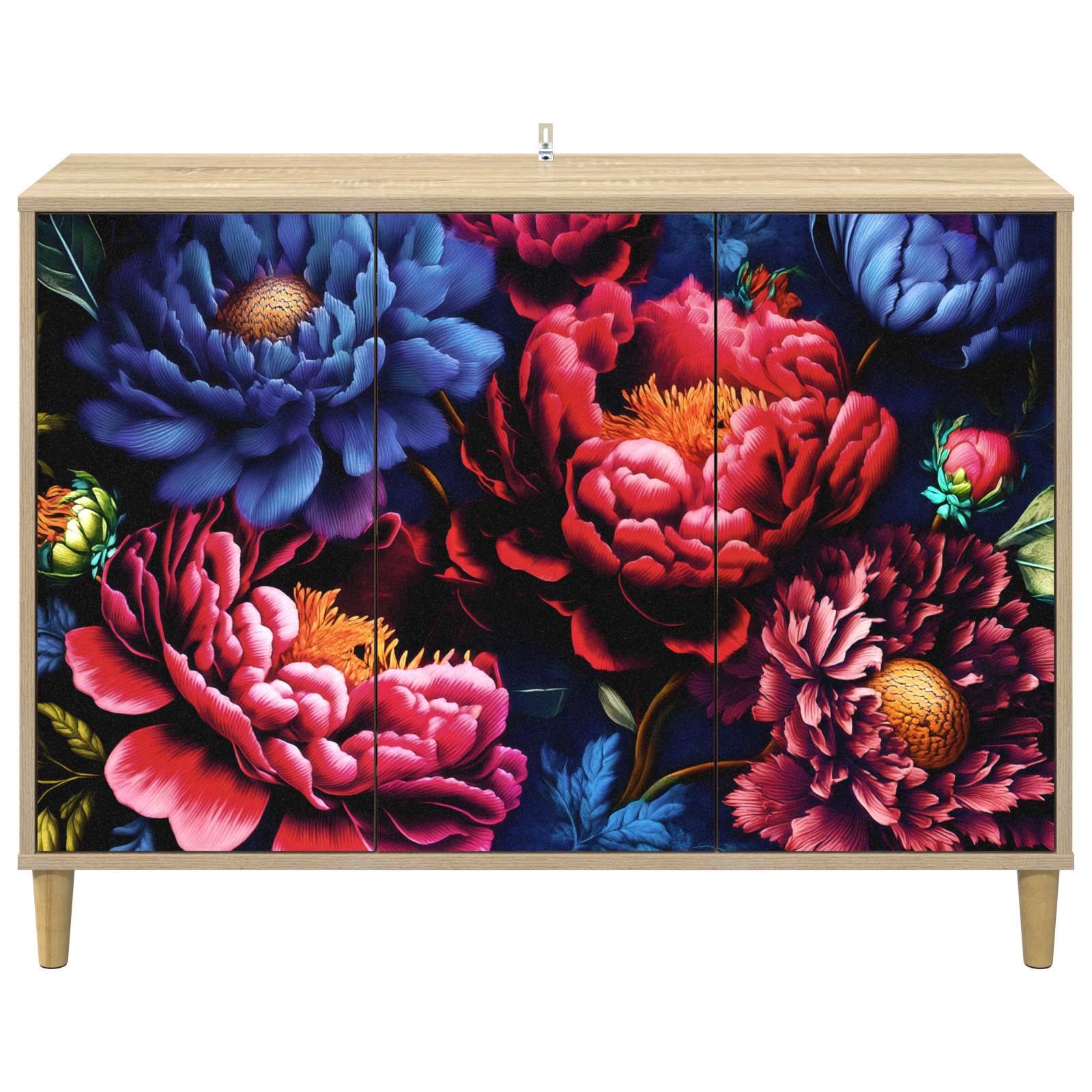 vidaXL Bufet KIEL Sonoma 102 x 33 x 75 cm Drewno inżynieryjne