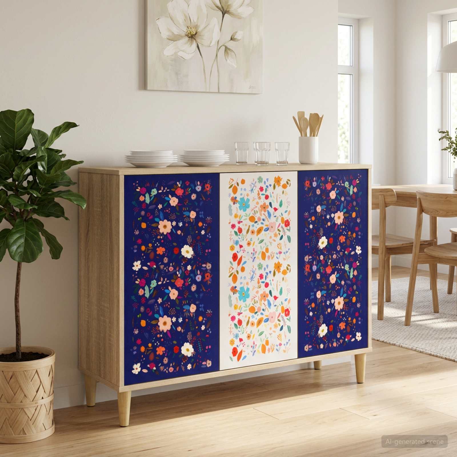 vidaXL Bufet MAINZ Sonoma 102 x 33 x 75 cm Drewno inżynieryjne