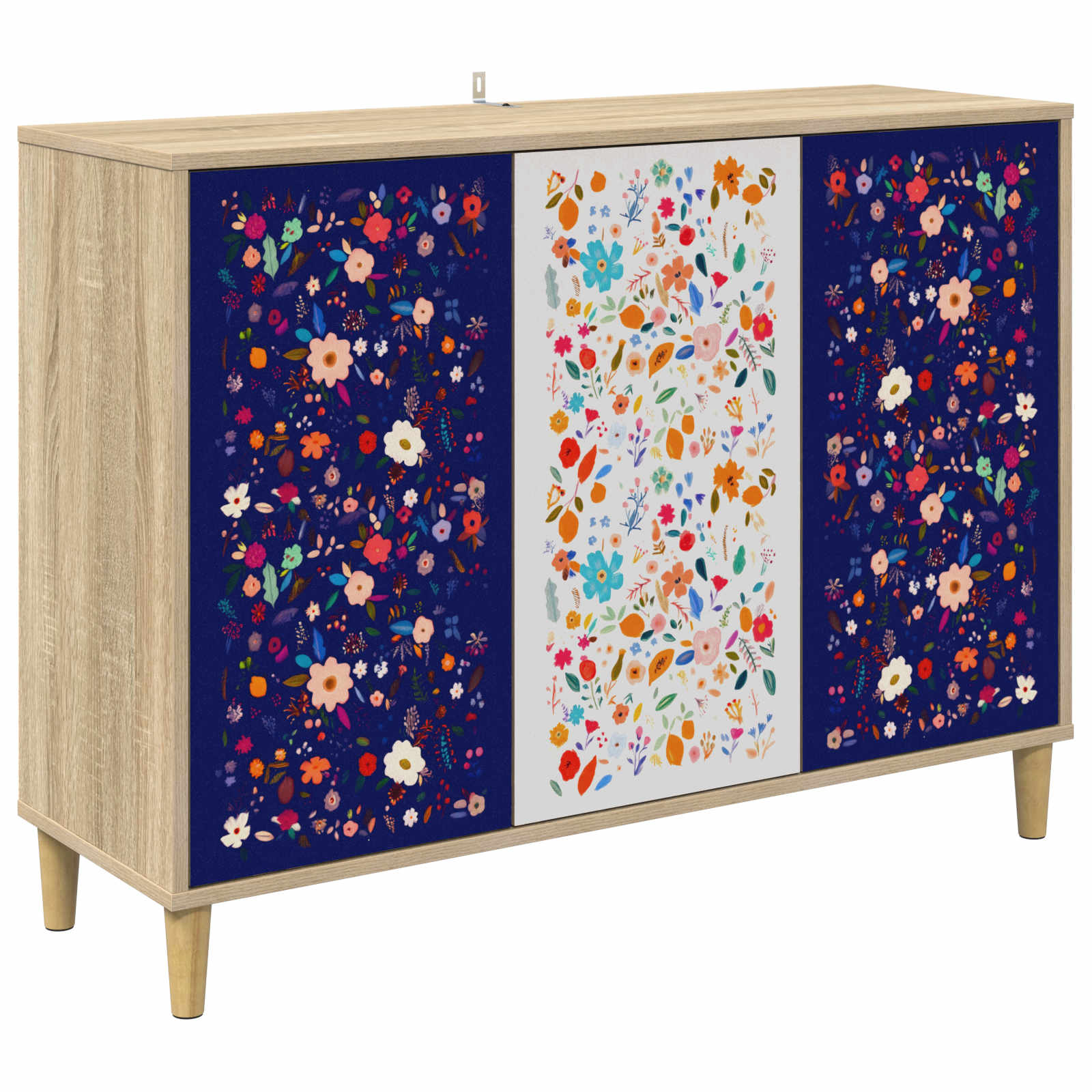 vidaXL Bufet MAINZ Sonoma 102 x 33 x 75 cm Drewno inżynieryjne