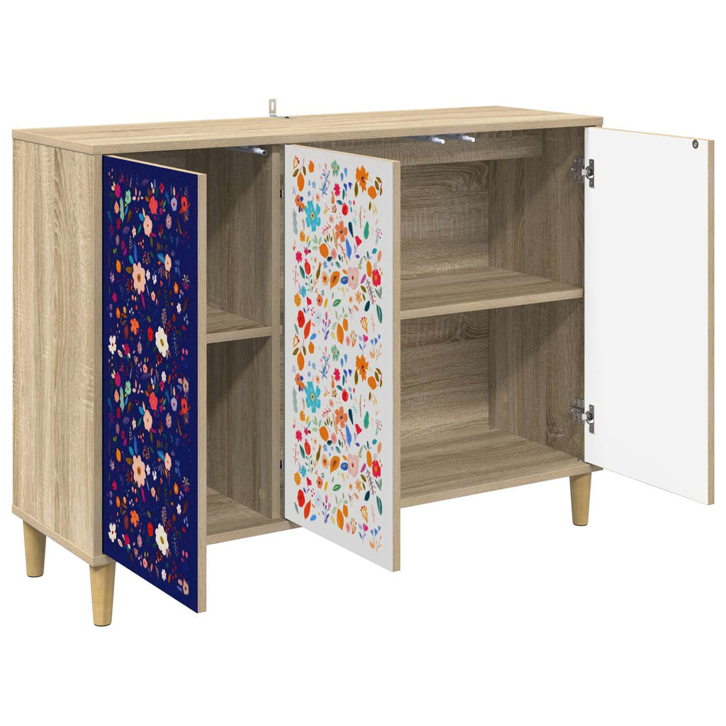 vidaXL Bufet MAINZ Sonoma 102 x 33 x 75 cm Drewno inżynieryjne