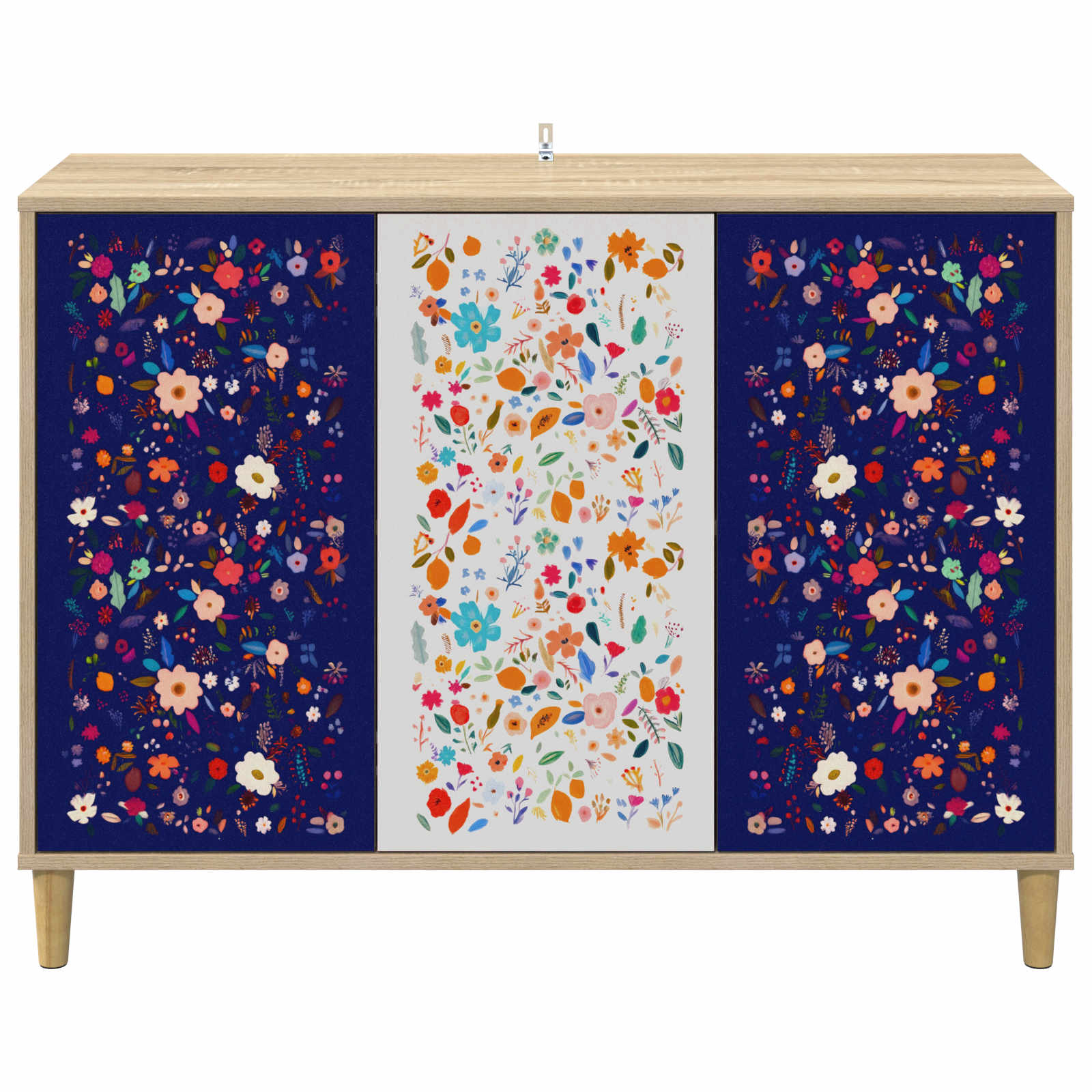 vidaXL Bufet MAINZ Sonoma 102 x 33 x 75 cm Drewno inżynieryjne