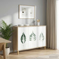 vidaXL Bufet HANAU Sonoma 102 x 33 x 75 cm Drewno inżynieryjne