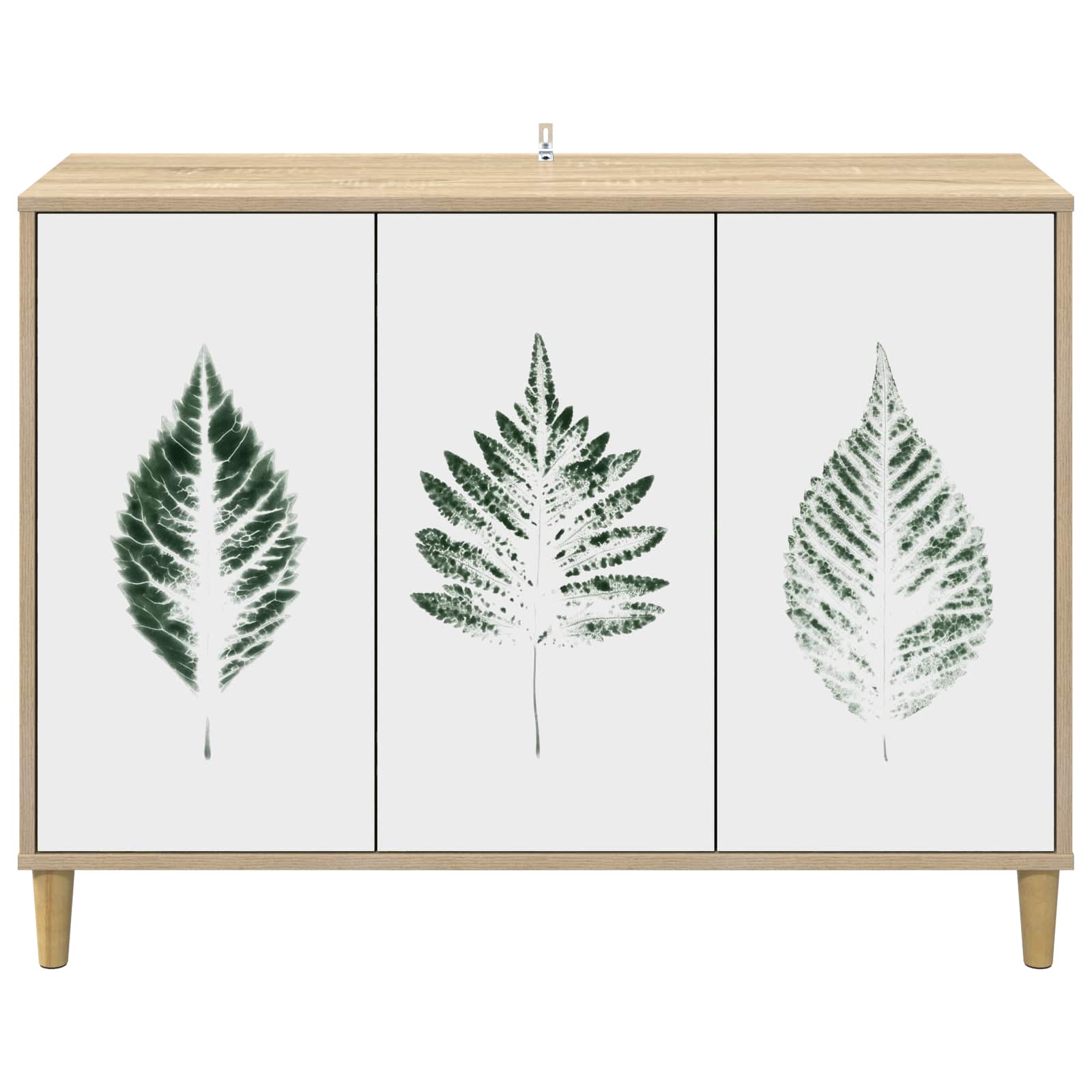 vidaXL Bufet HANAU Sonoma 102 x 33 x 75 cm Drewno inżynieryjne