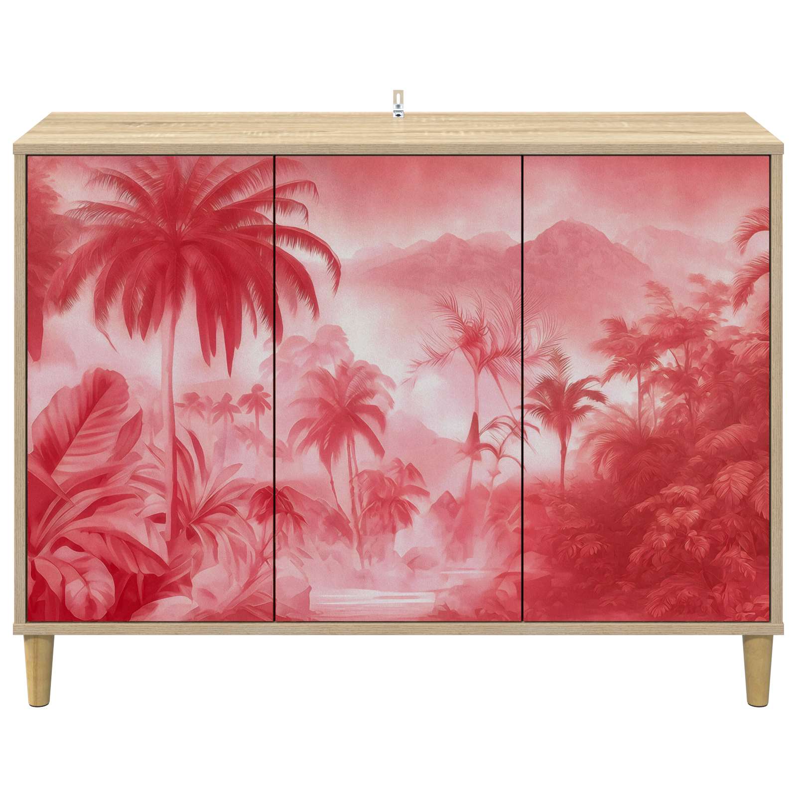 vidaXL Bufet AACHEN Sonoma 102 x 33 x 75 cm Drewno inżynieryjne