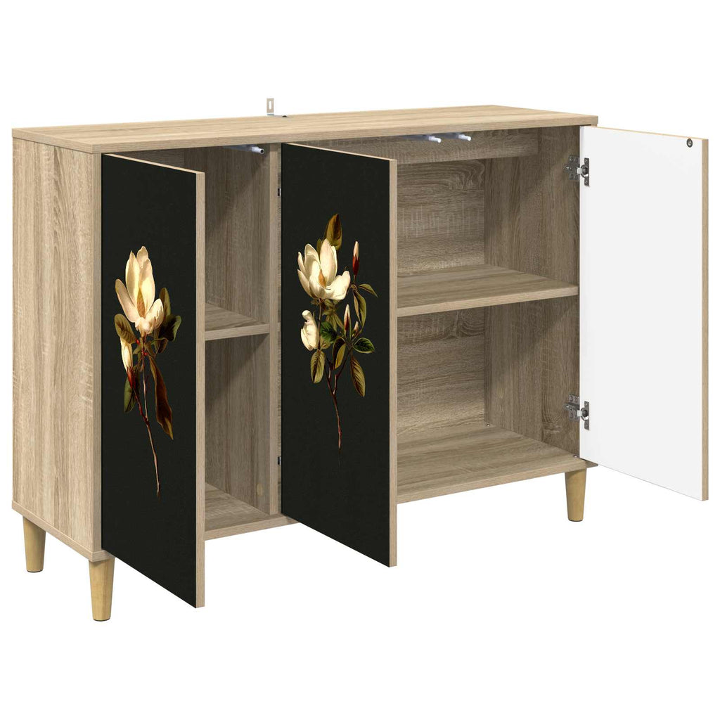 vidaXL Bufet BREMEN Sonoma 102 x 33 x 75 cm Drewno inżynieryjne
