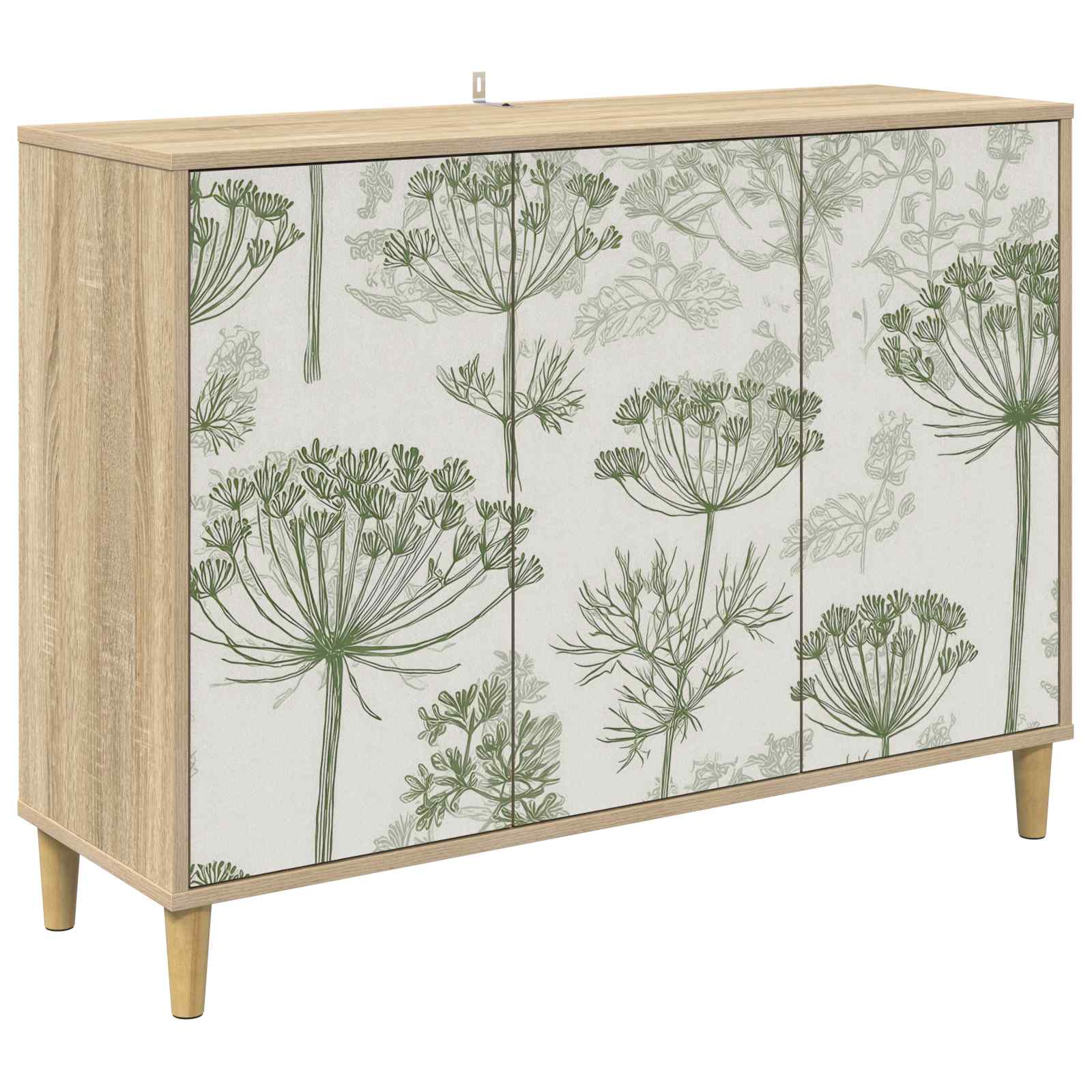 vidaXL Bufet GOTHA Sonoma 102 x 33 x 75 cm Drewno inżynieryjne