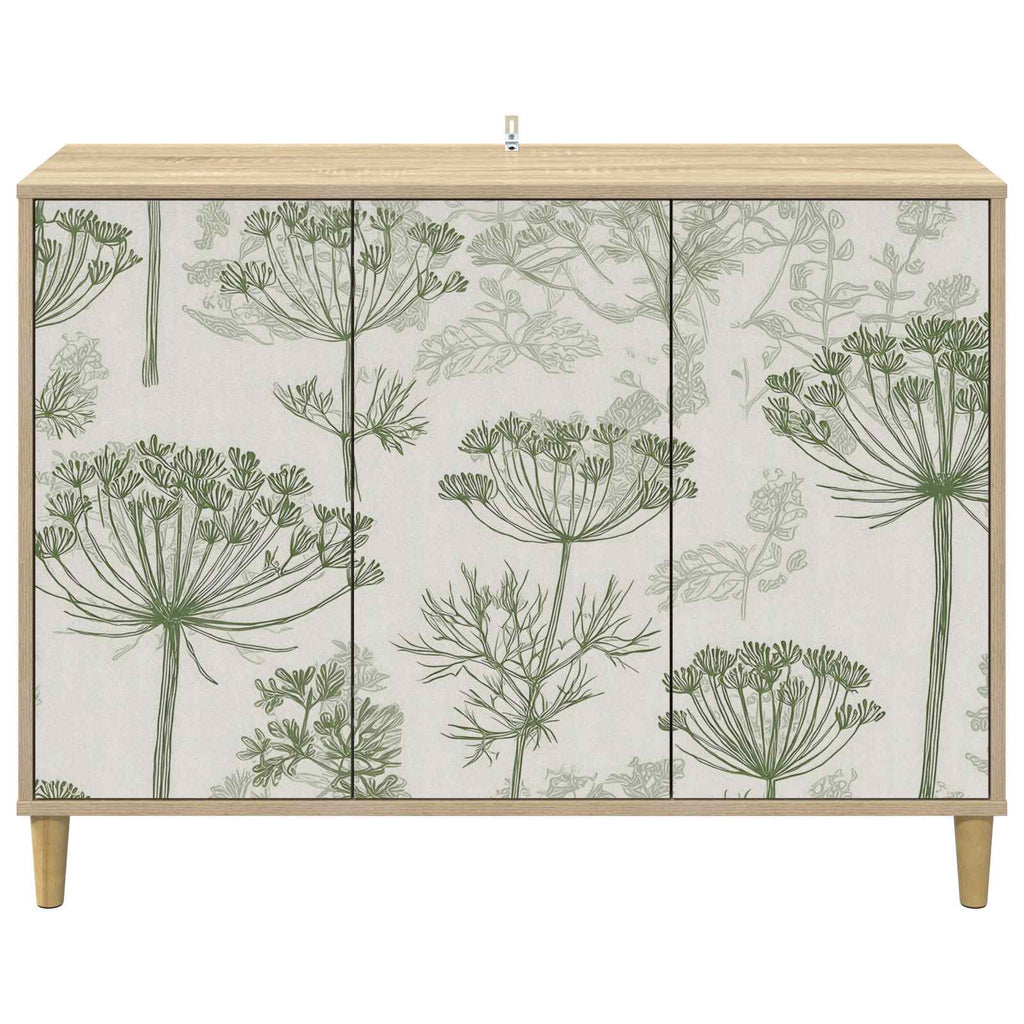 vidaXL Bufet GOTHA Sonoma 102 x 33 x 75 cm Drewno inżynieryjne