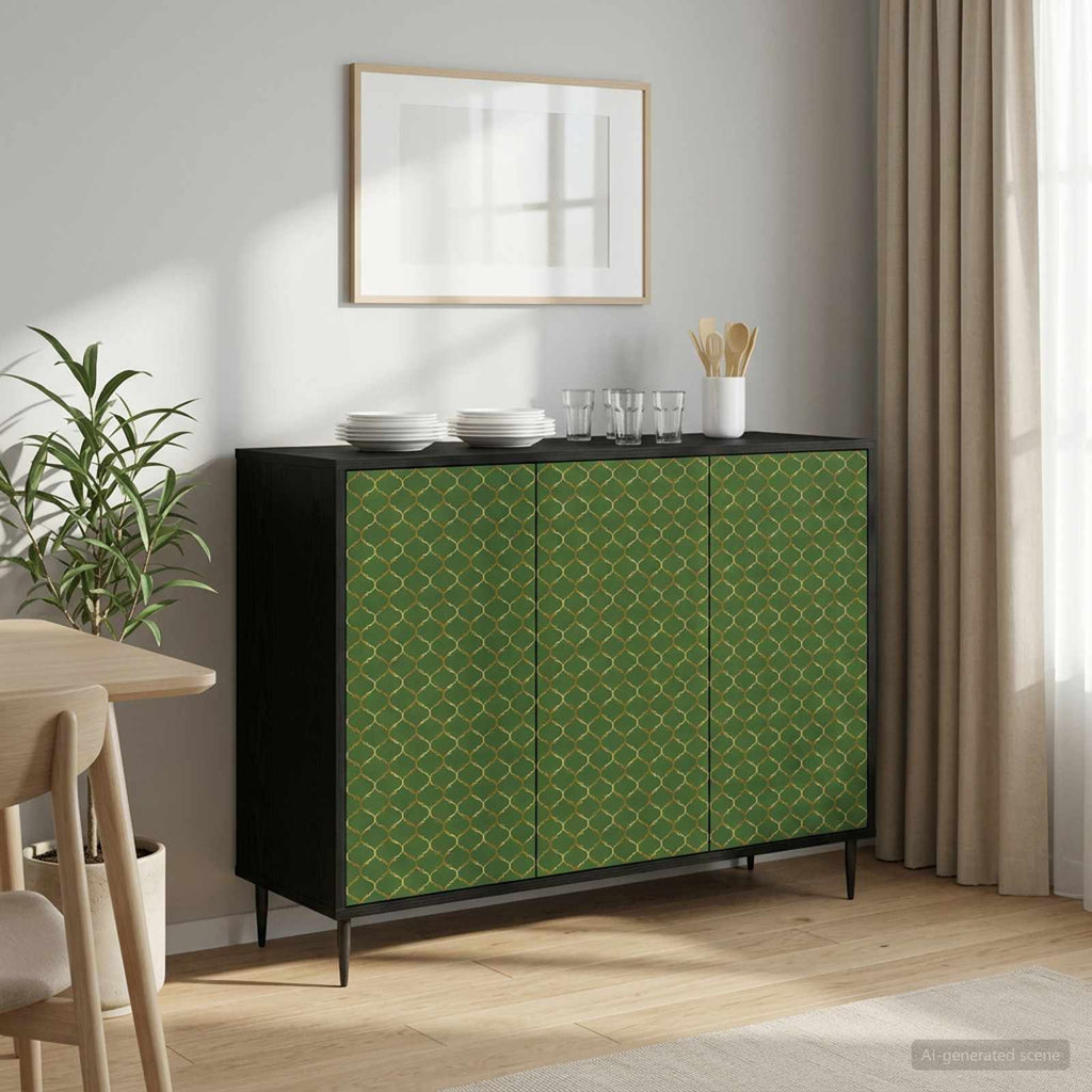 vidaXL Bufet GELEEN Czarny dąb 102 x 33 x 76 cm Drewno inżynieryjne