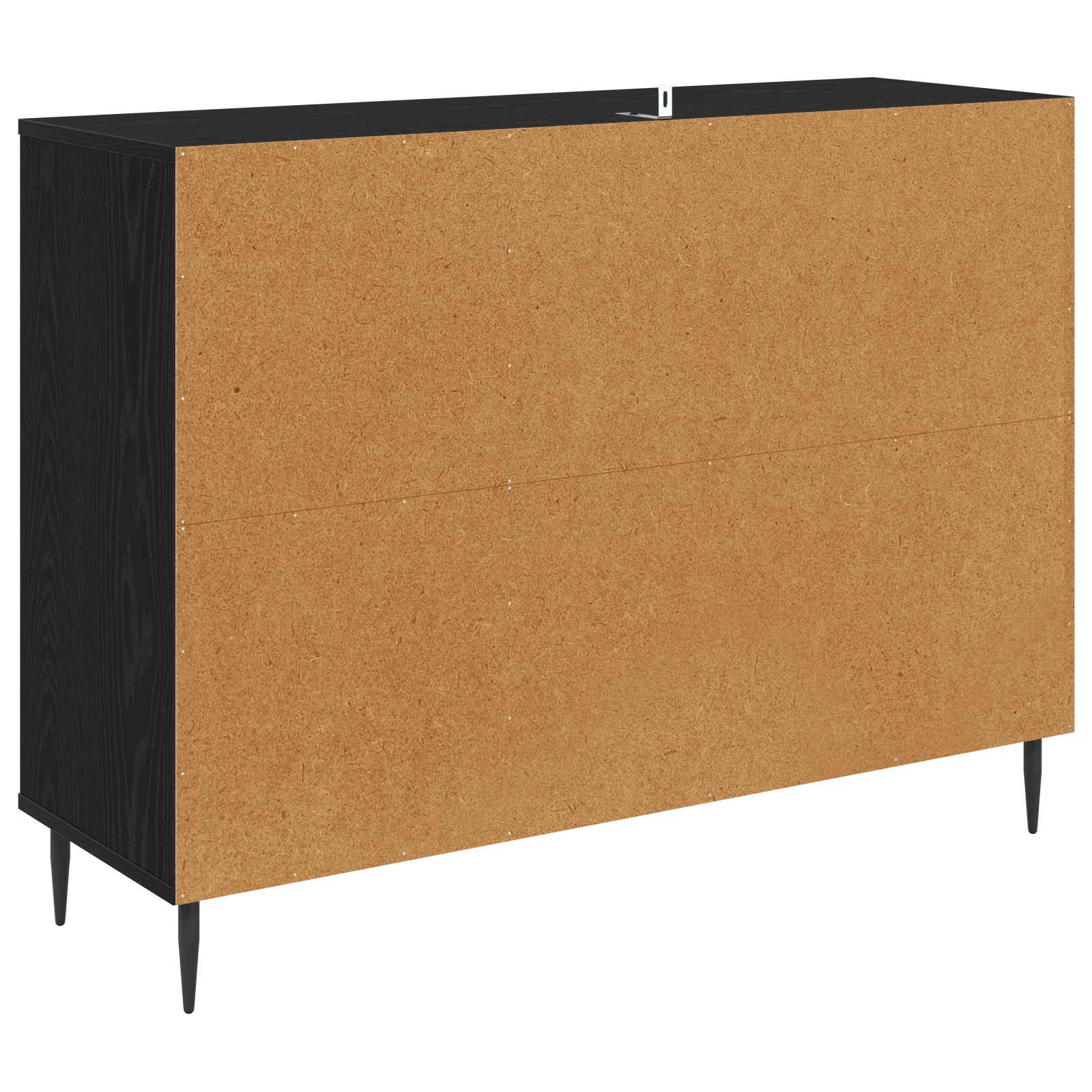 vidaXL Bufet GENNEP Czarny dąb 102 x 33 x 76 cm Drewno inżynieryjne