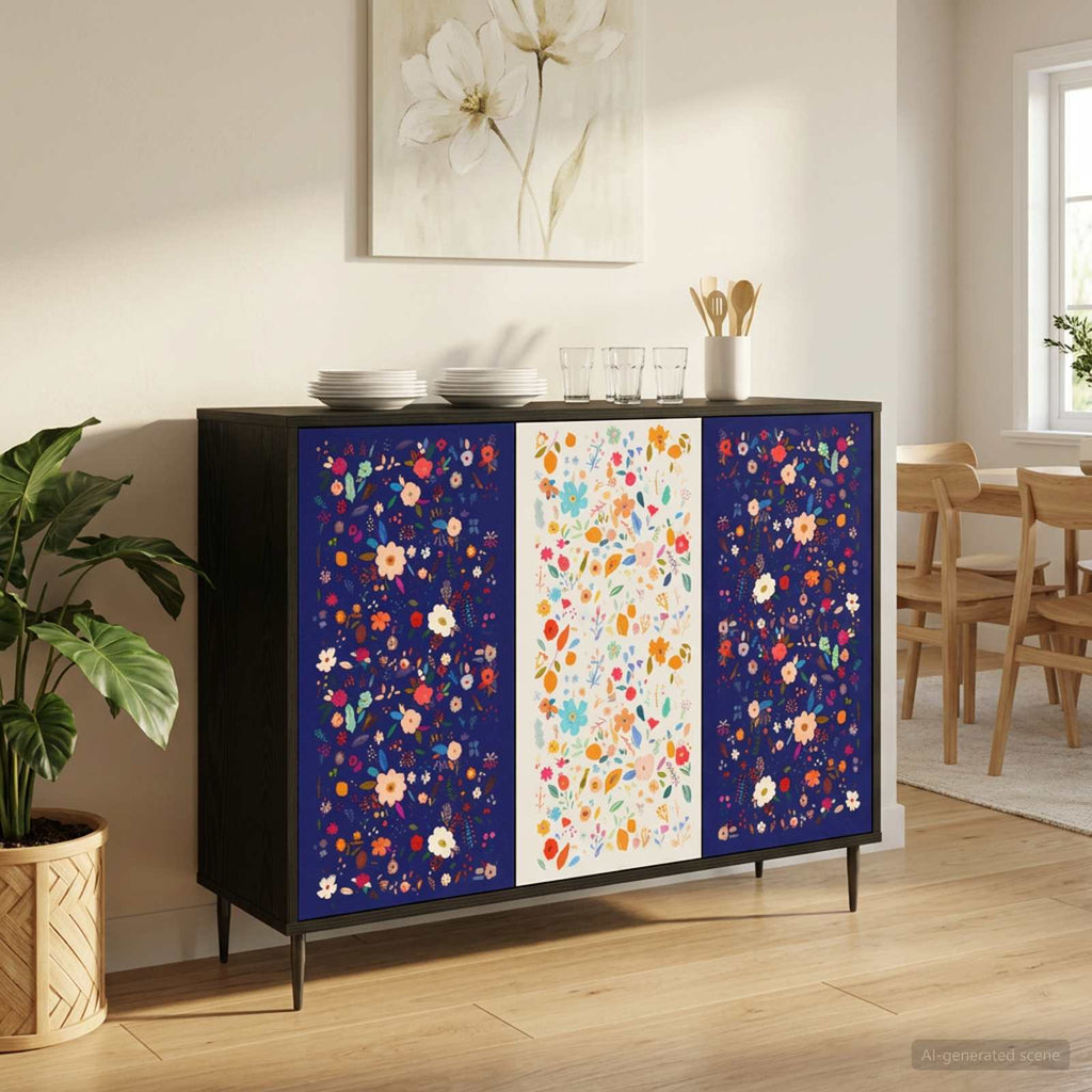 vidaXL Bufet MAINZ Czarny dąb 102 x 33 x 76 cm Drewno inżynieryjne