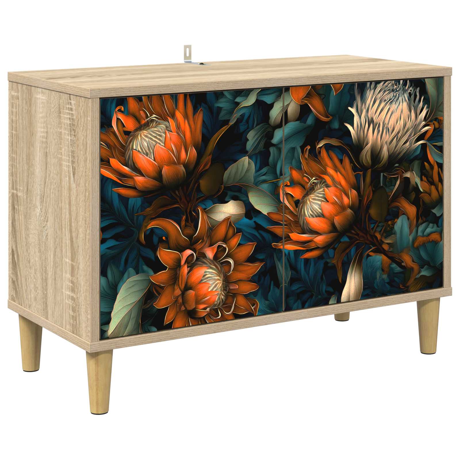 vidaXL Szafka pod telewizor LOCHEM 69 x 33 x 50 cm Sonoma