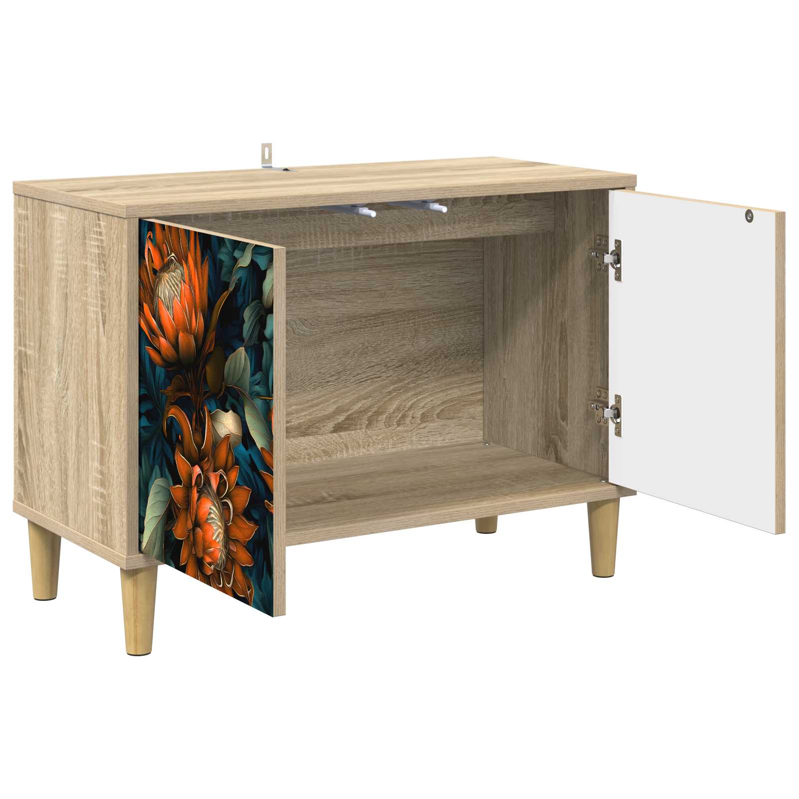 vidaXL Szafka pod telewizor LOCHEM 69 x 33 x 50 cm Sonoma