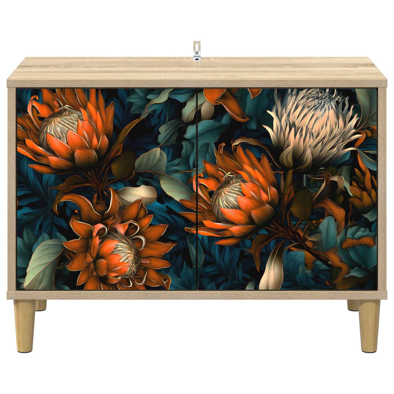 vidaXL Szafka pod telewizor LOCHEM 69 x 33 x 50 cm Sonoma