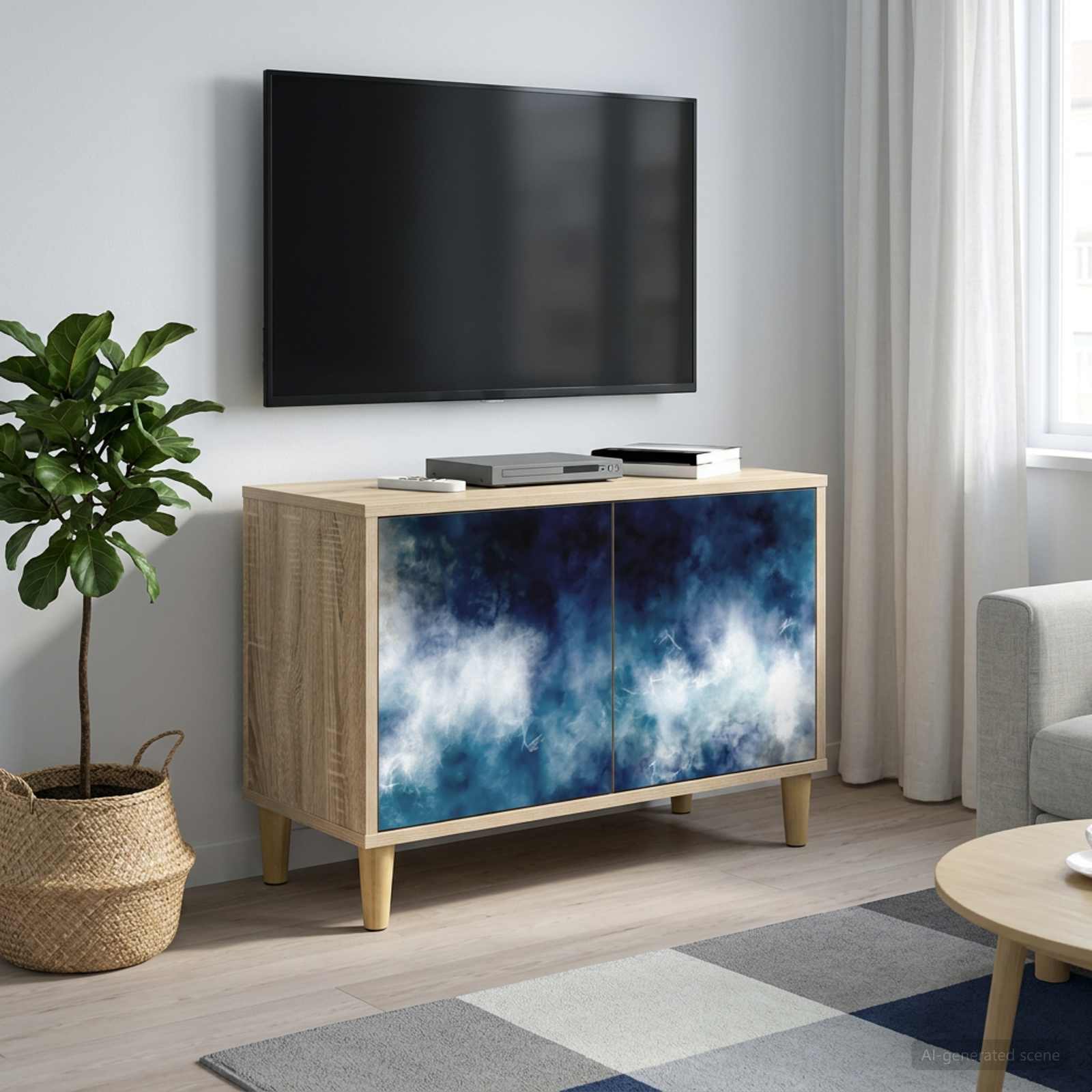 vidaXL Szafka pod telewizor RAALTE 69 x 33 x 50 cm Sonoma