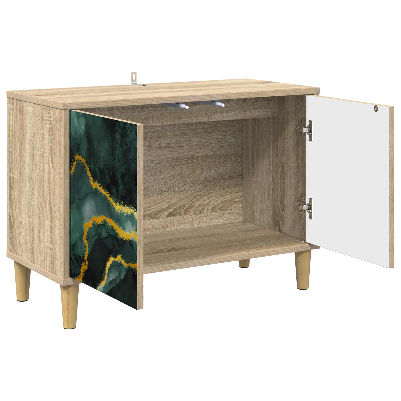 vidaXL Szafka pod telewizor WIJHE 69 x 33 x 50 cm Sonoma