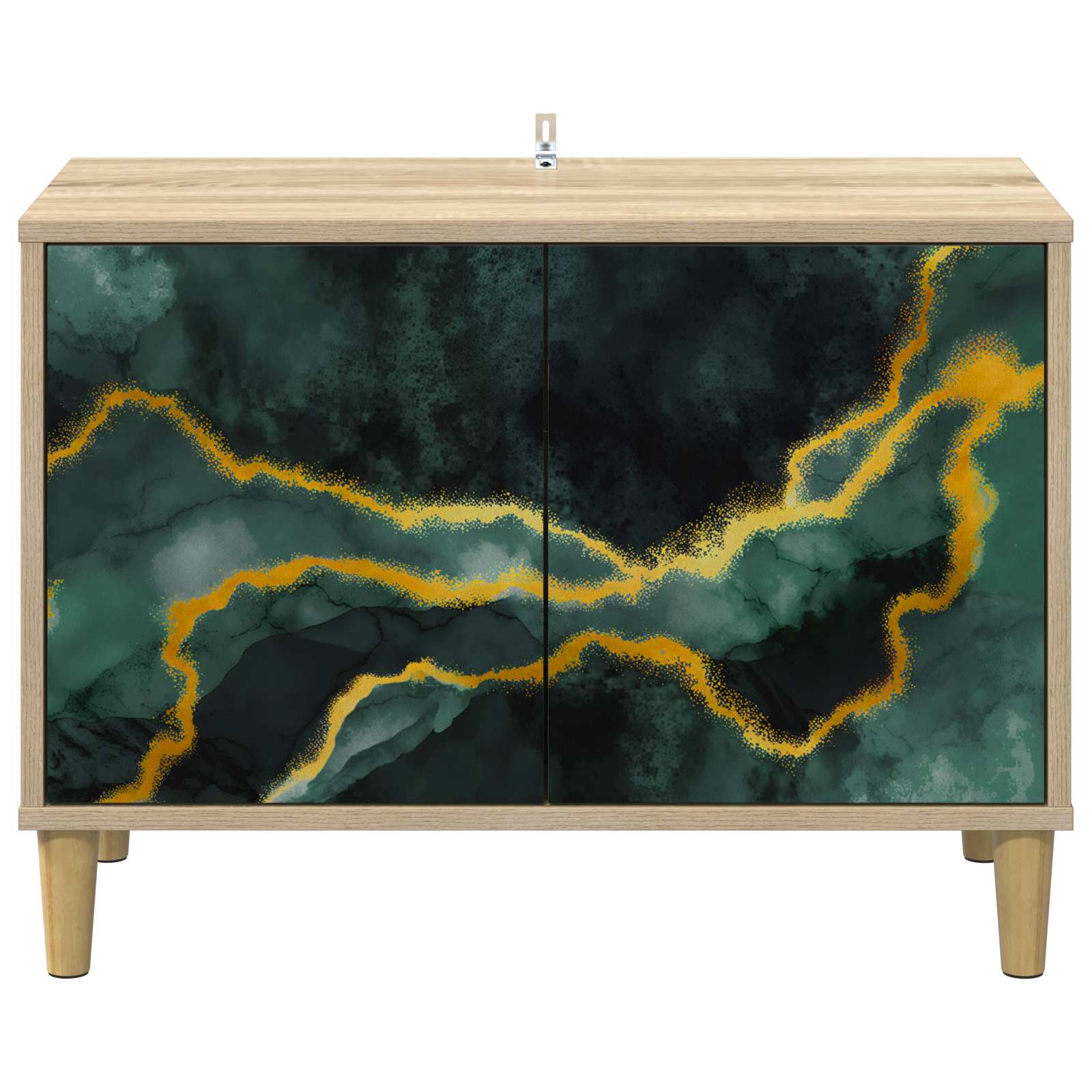 vidaXL Szafka pod telewizor WIJHE 69 x 33 x 50 cm Sonoma