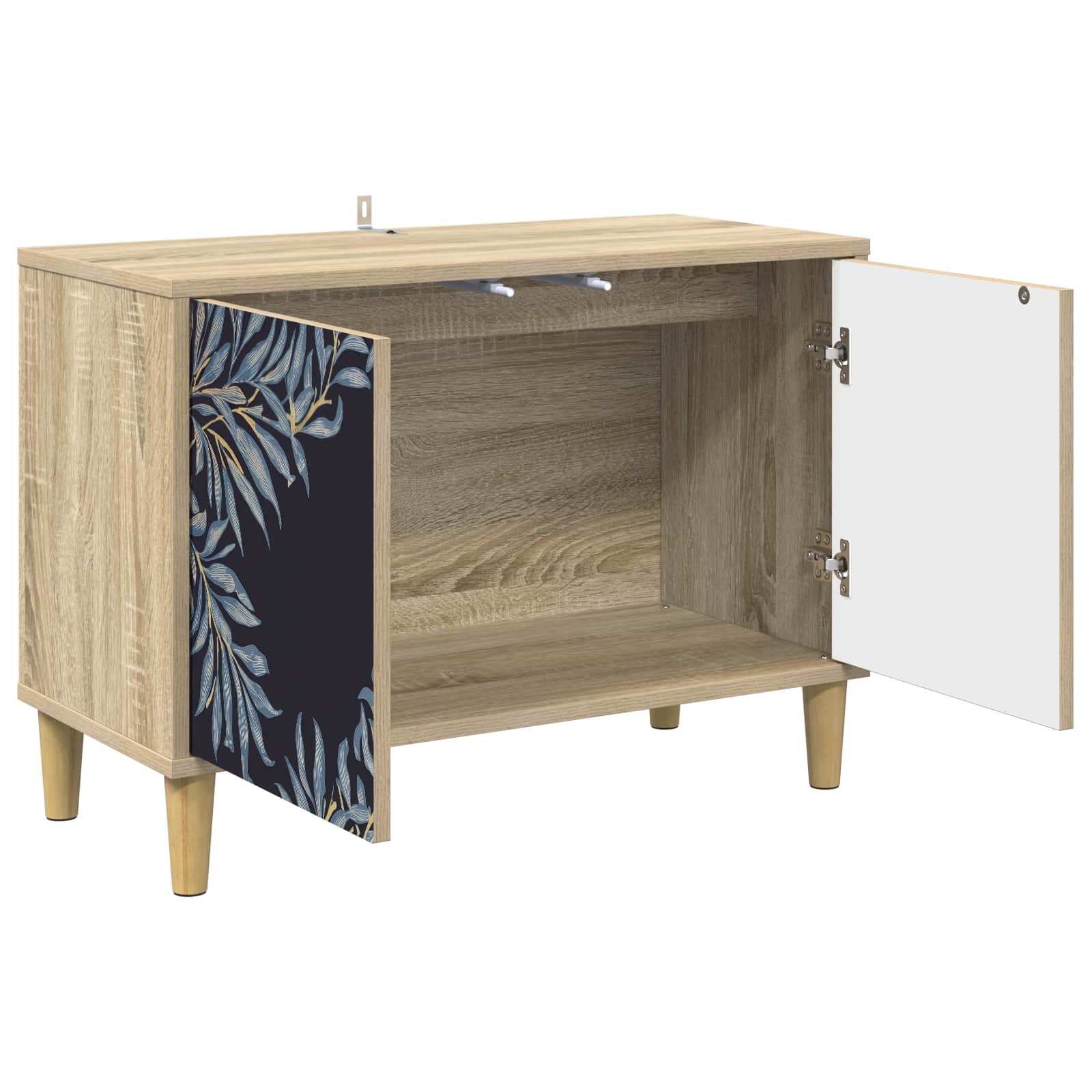 vidaXL Szafka pod telewizor DOKKUM 69 x 33 x 50 cm Sonoma