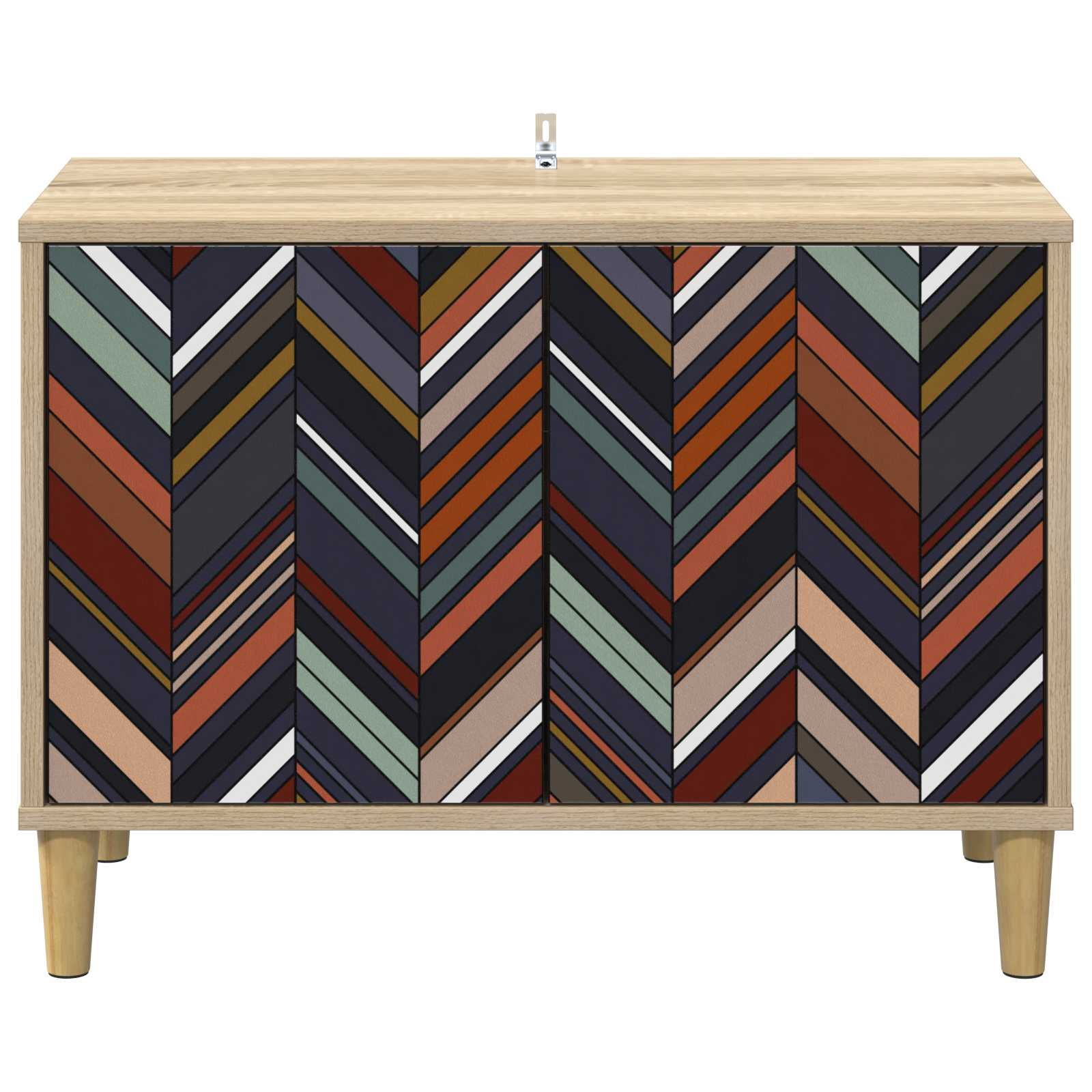 vidaXL Szafka pod telewizor OMMEN 69 x 33 x 50 cm Sonoma