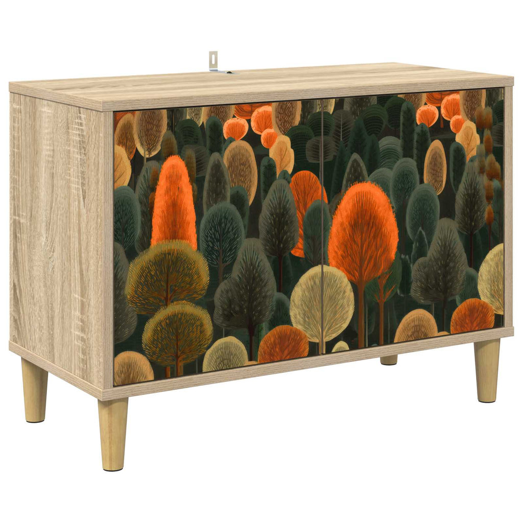 vidaXL Szafka pod telewizor ZAANDAM 69 x 33 x 50 cm Sonoma