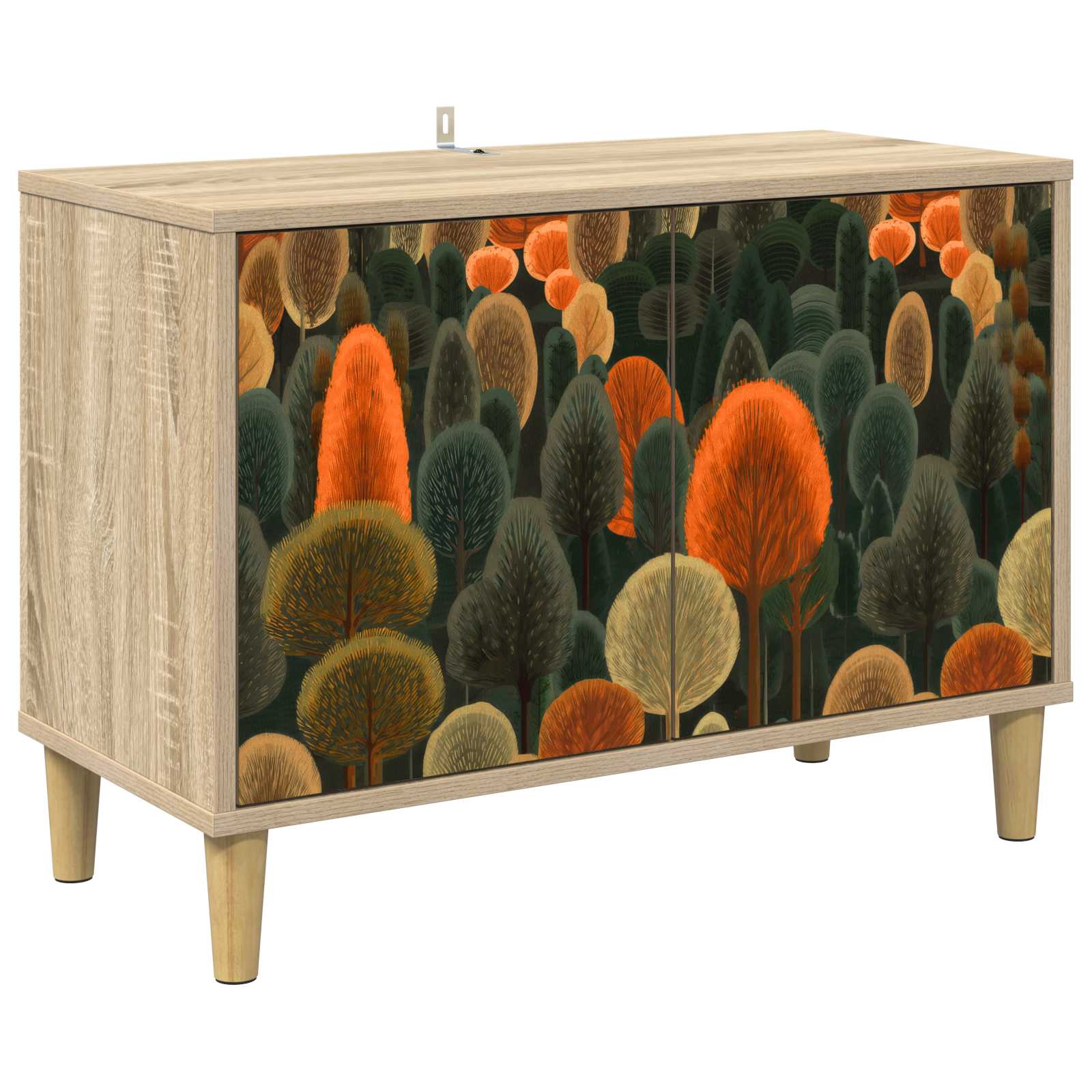 vidaXL Szafka pod telewizor ZAANDAM 69 x 33 x 50 cm Sonoma
