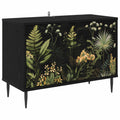 vidaXL Szafka pod telewizor RHENEN 69 x 33 x 50,5 cm Czarny dąb