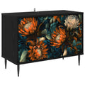 vidaXL Szafka pod telewizor LOCHEM 69 x 33 x 50,5 cm Czarny dąb