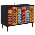 vidaXL Szafka pod telewizor ESSEN 69 x 33 x 50,5 cm Czarny dąb