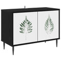 vidaXL Szafka pod telewizor HANAU 69 x 33 x 50,5 cm Czarny dąb