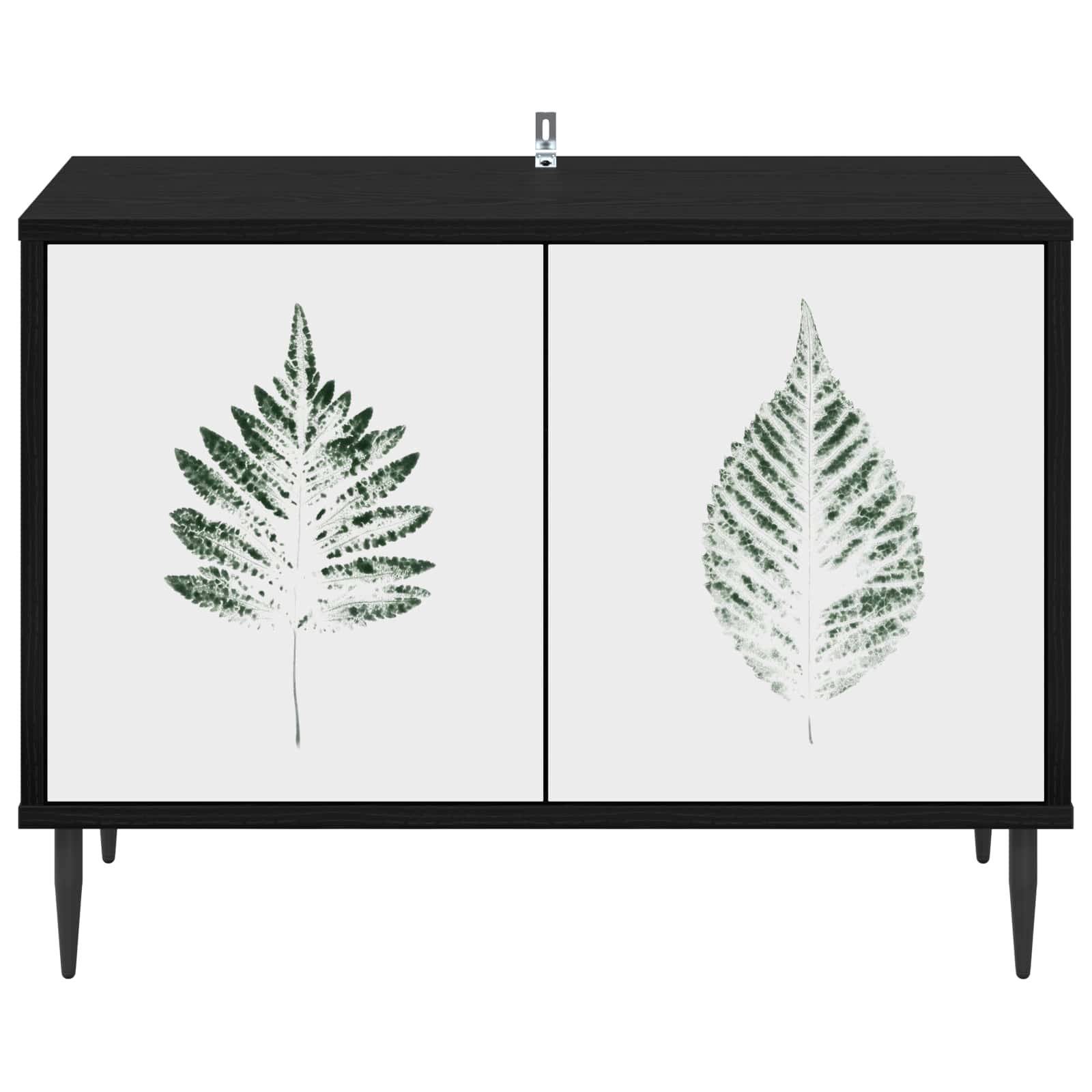 vidaXL Szafka pod telewizor HANAU 69 x 33 x 50,5 cm Czarny dąb