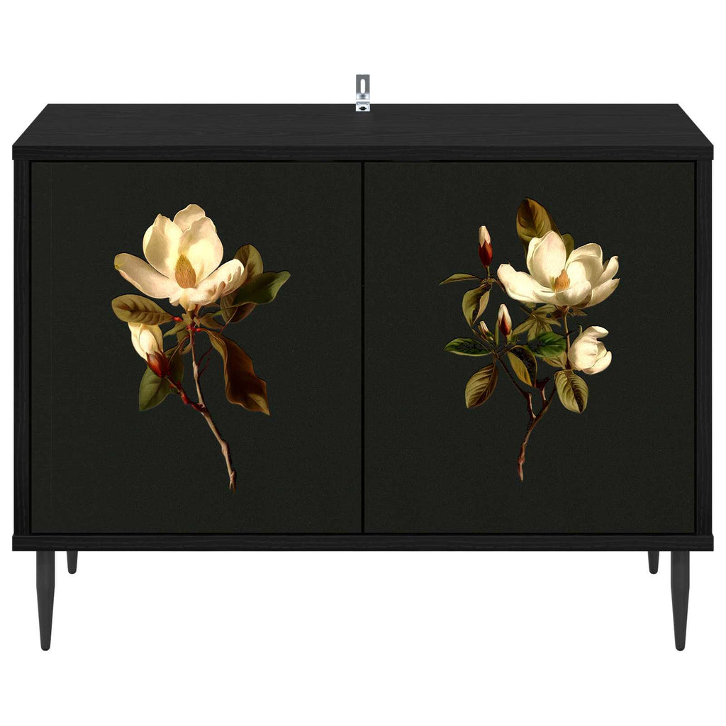 vidaXL Szafka pod telewizor BREMEN 69 x 33 x 50,5 cm Czarny dąb