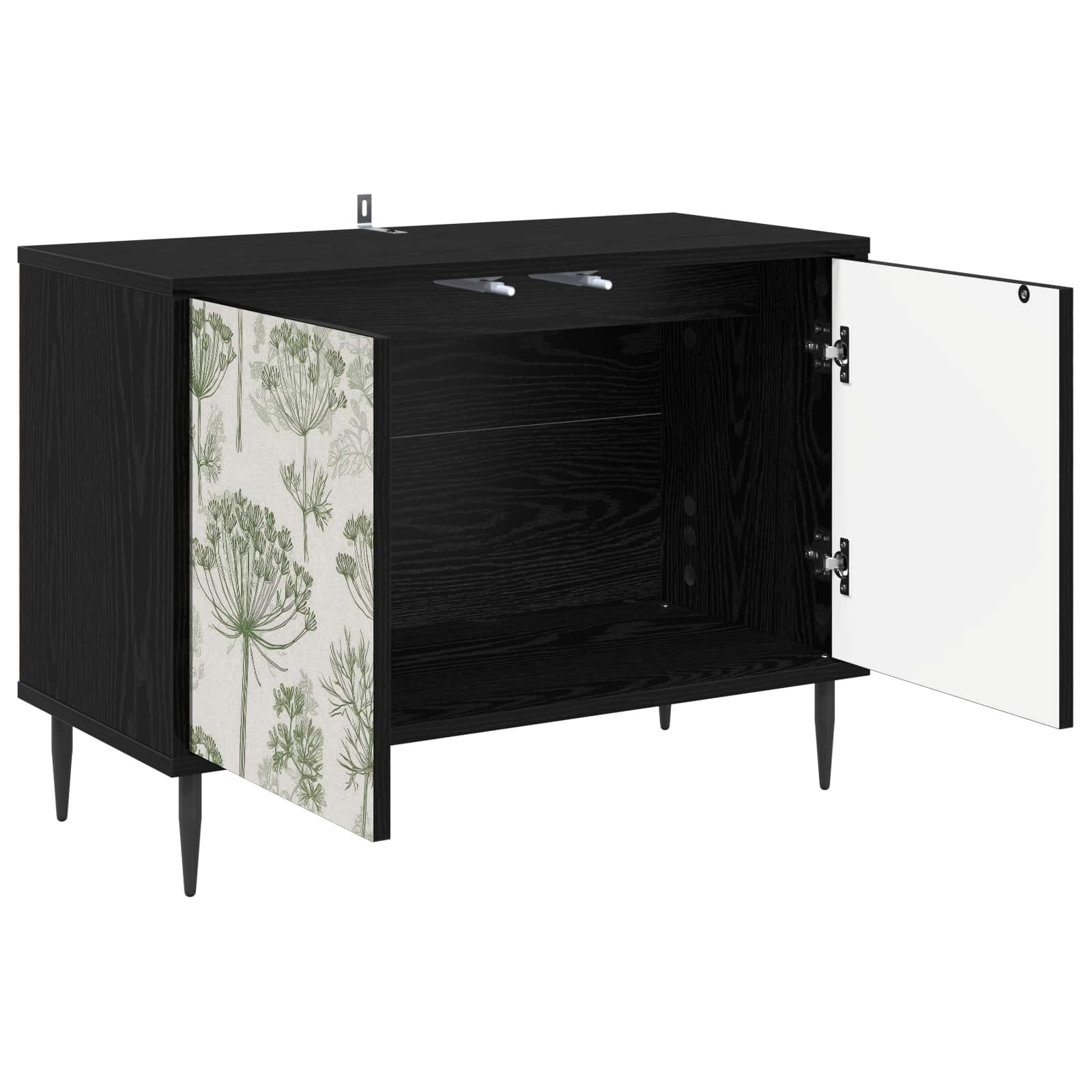 vidaXL Szafka pod telewizor GOTHA 69 x 33 x 50,5 cm Czarny dąb