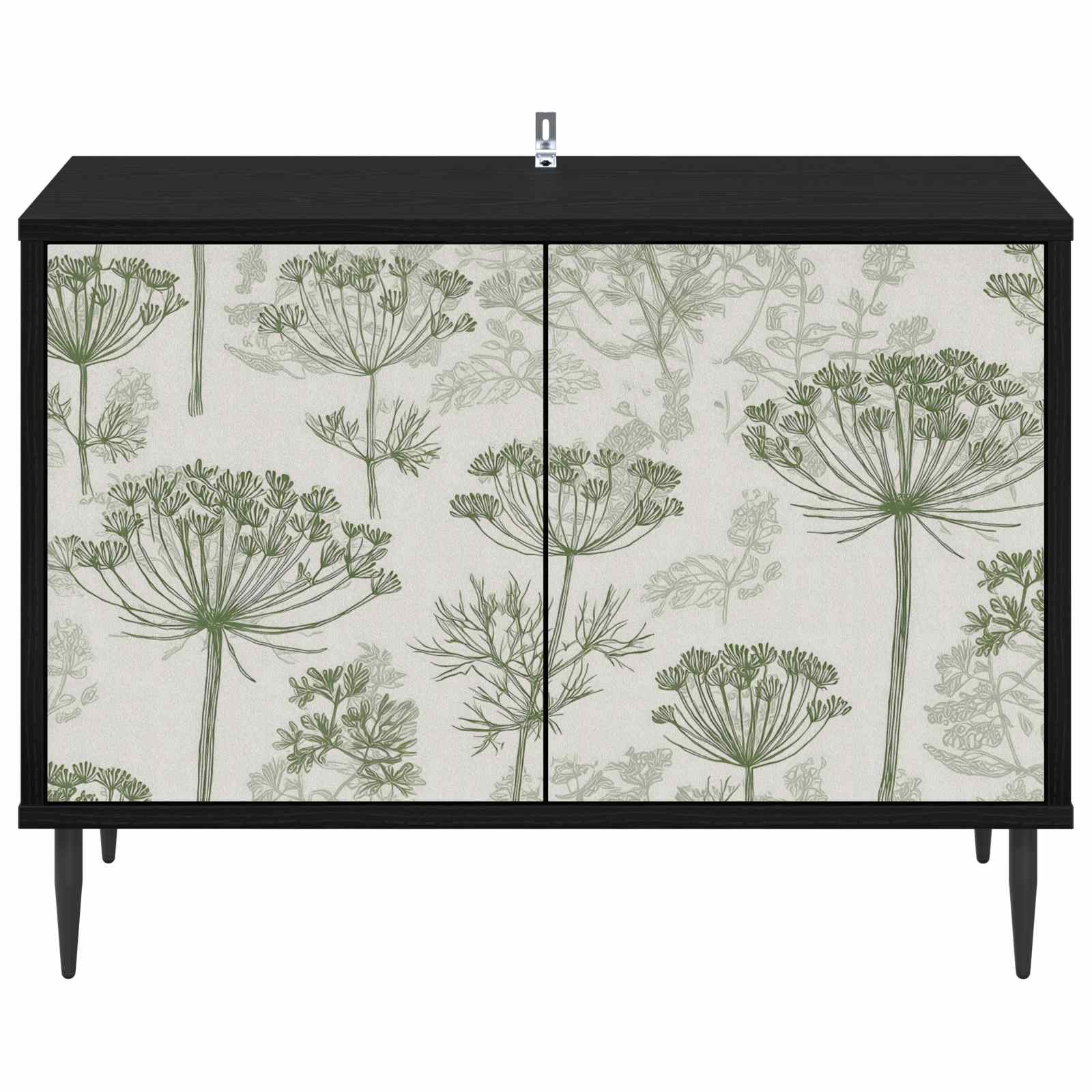 vidaXL Szafka pod telewizor GOTHA 69 x 33 x 50,5 cm Czarny dąb