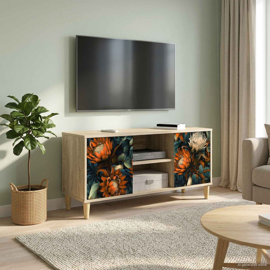 vidaXL Szafka pod telewizor LOCHEM 102 x 33 x 50 cm Sonoma
