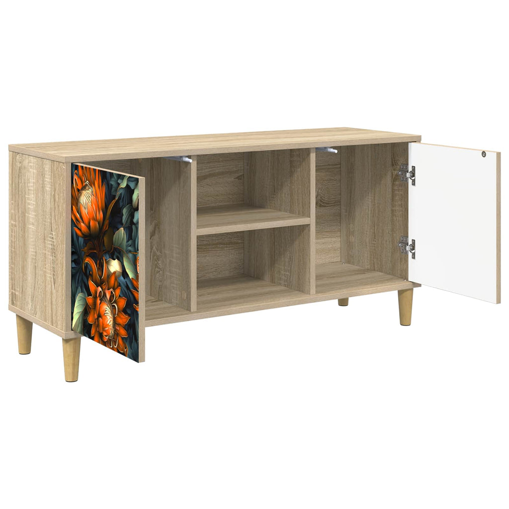 vidaXL Szafka pod telewizor LOCHEM 102 x 33 x 50 cm Sonoma