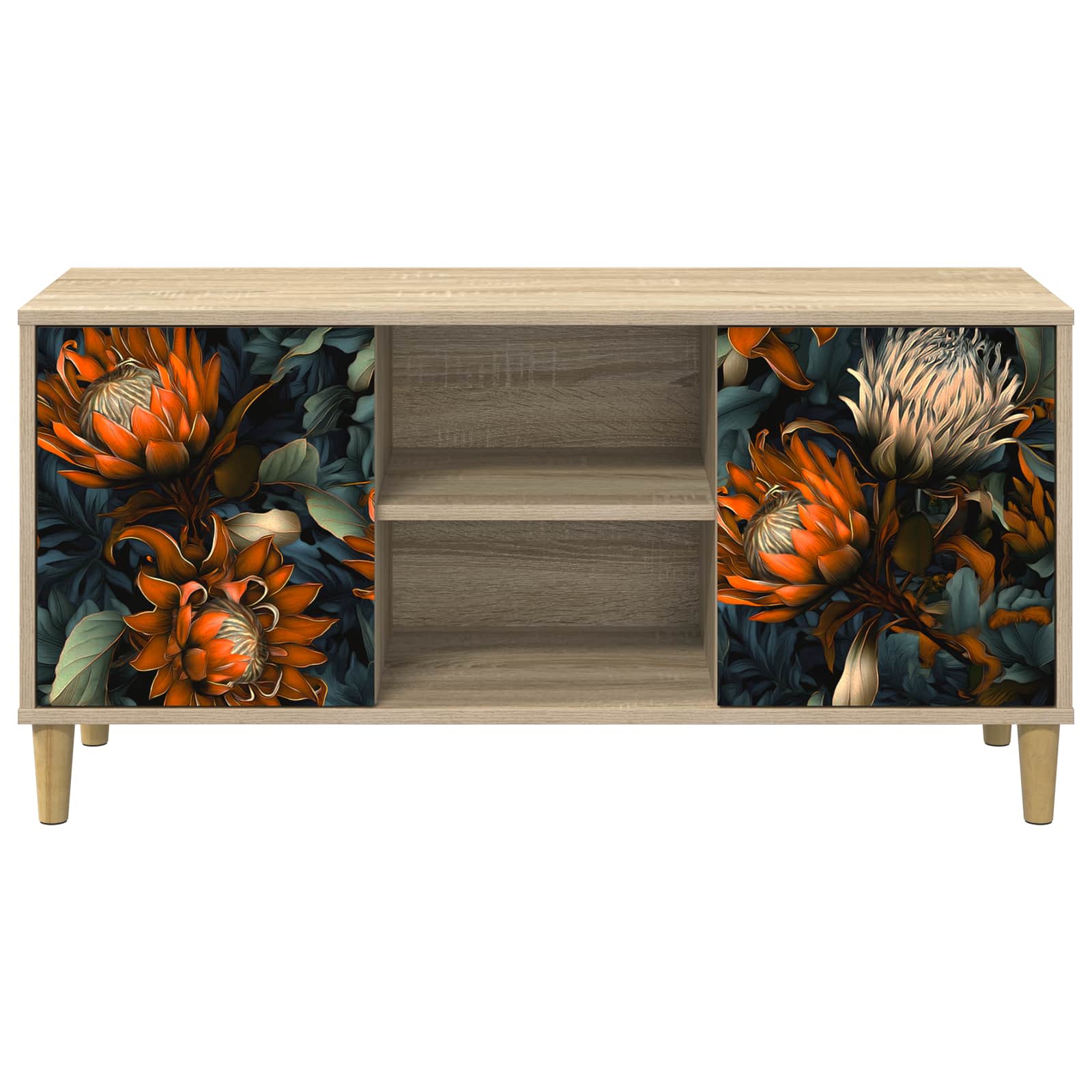 vidaXL Szafka pod telewizor LOCHEM 102 x 33 x 50 cm Sonoma