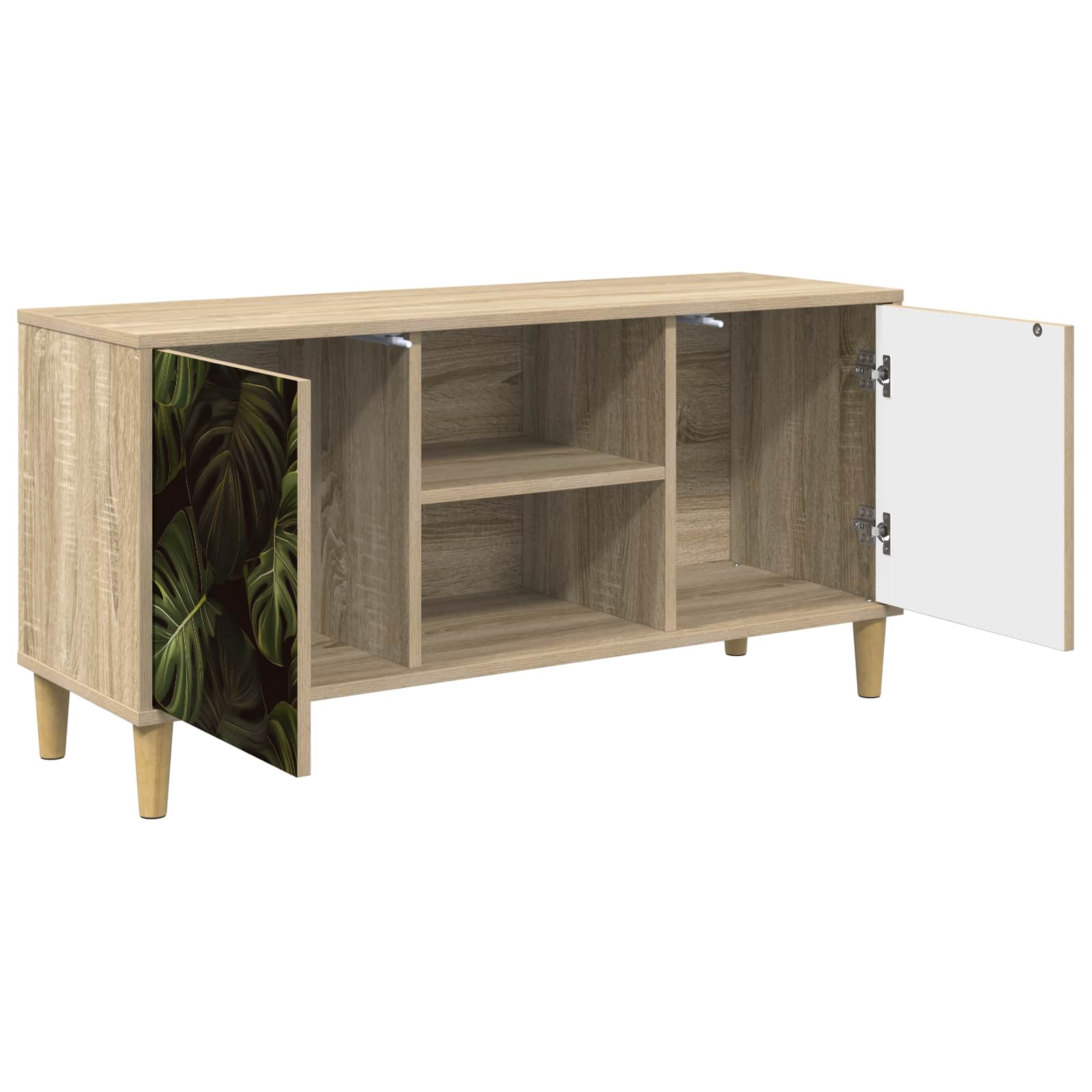 vidaXL Szafka pod telewizor ELBURG 102 x 33 x 50 cm Sonoma